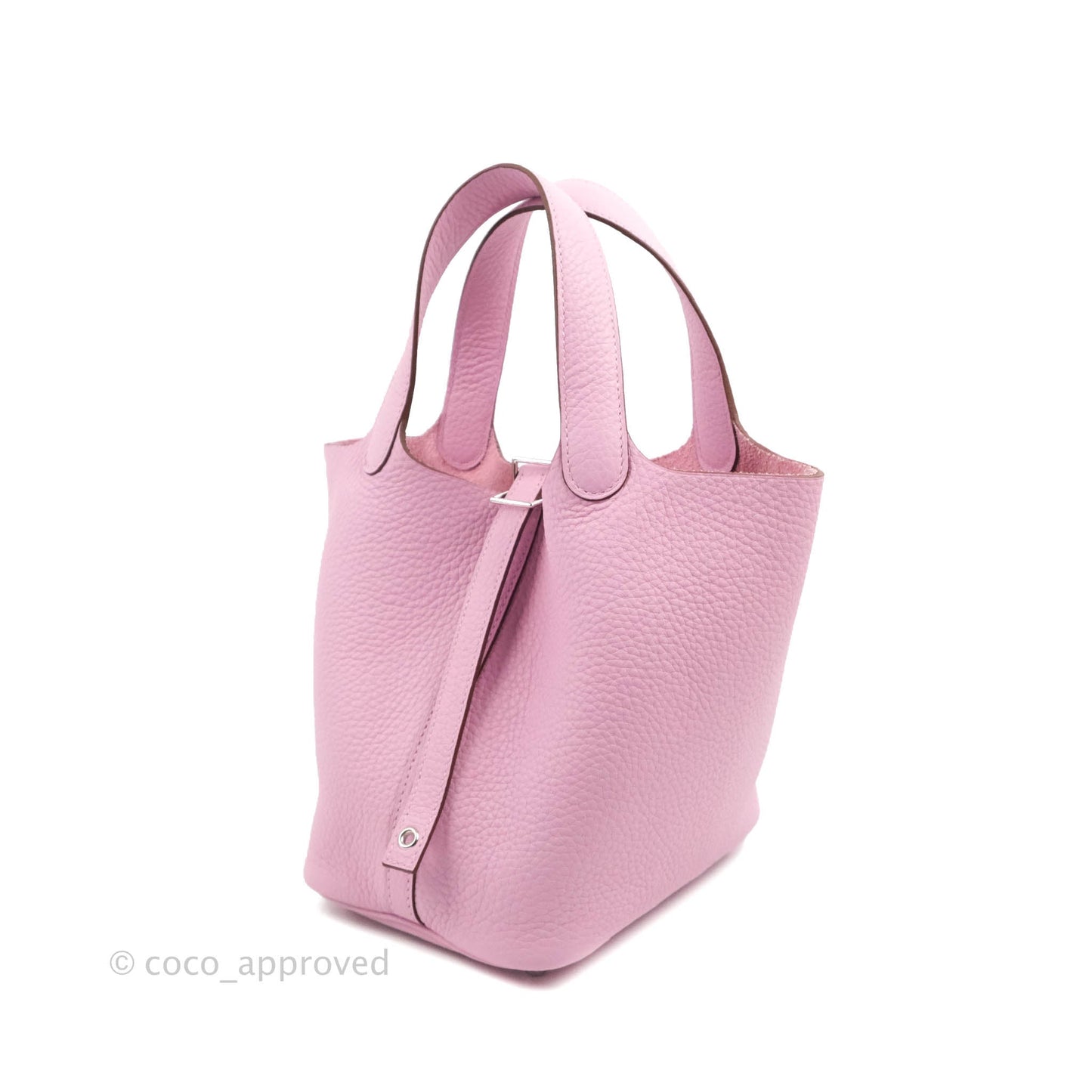 Hermès Picotin Lock 18 PM X9 Mauve Sylvestre Clemence Palladium Hardware