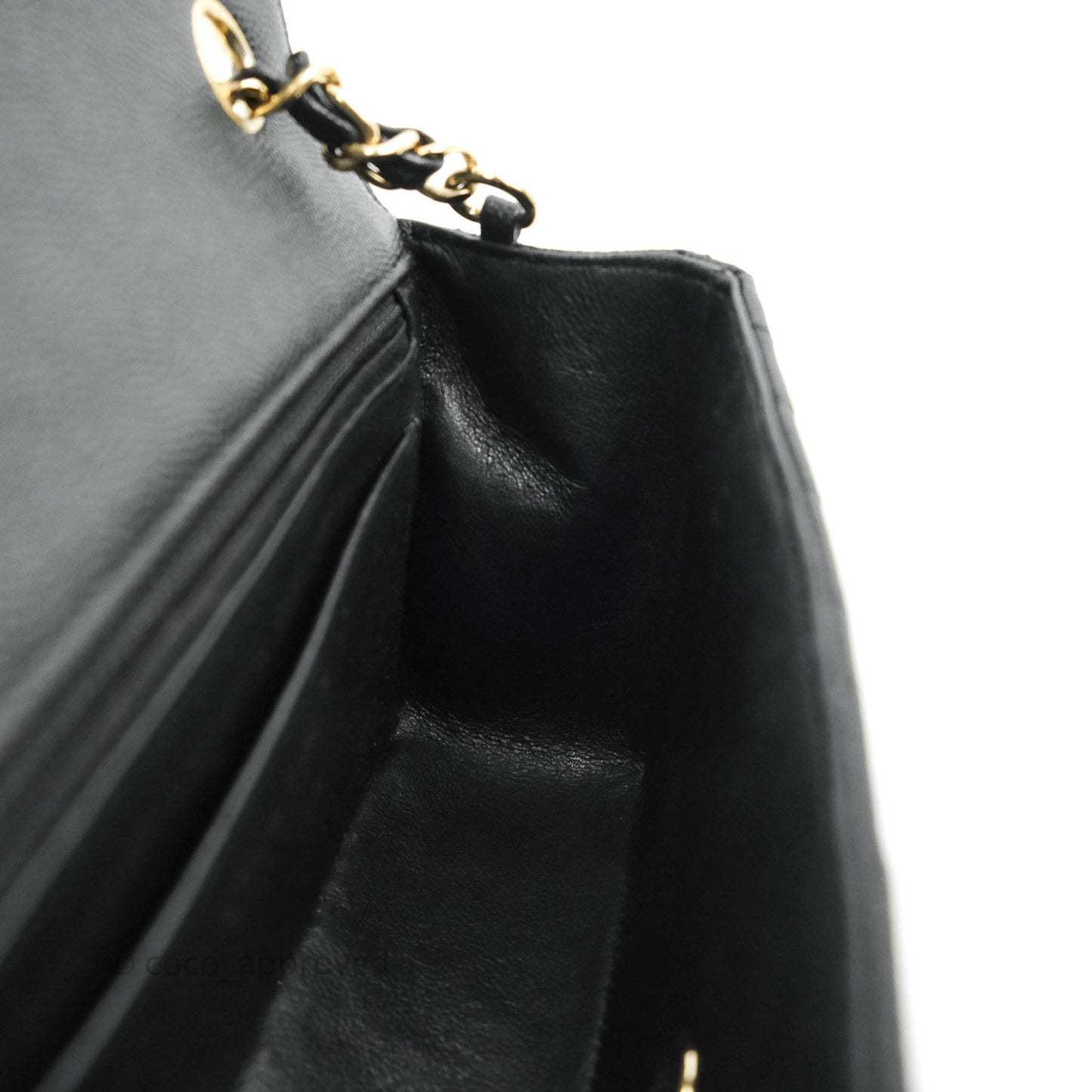 Chanel Chevron Mini Rectangular Flap Black Caviar Gold Hardware