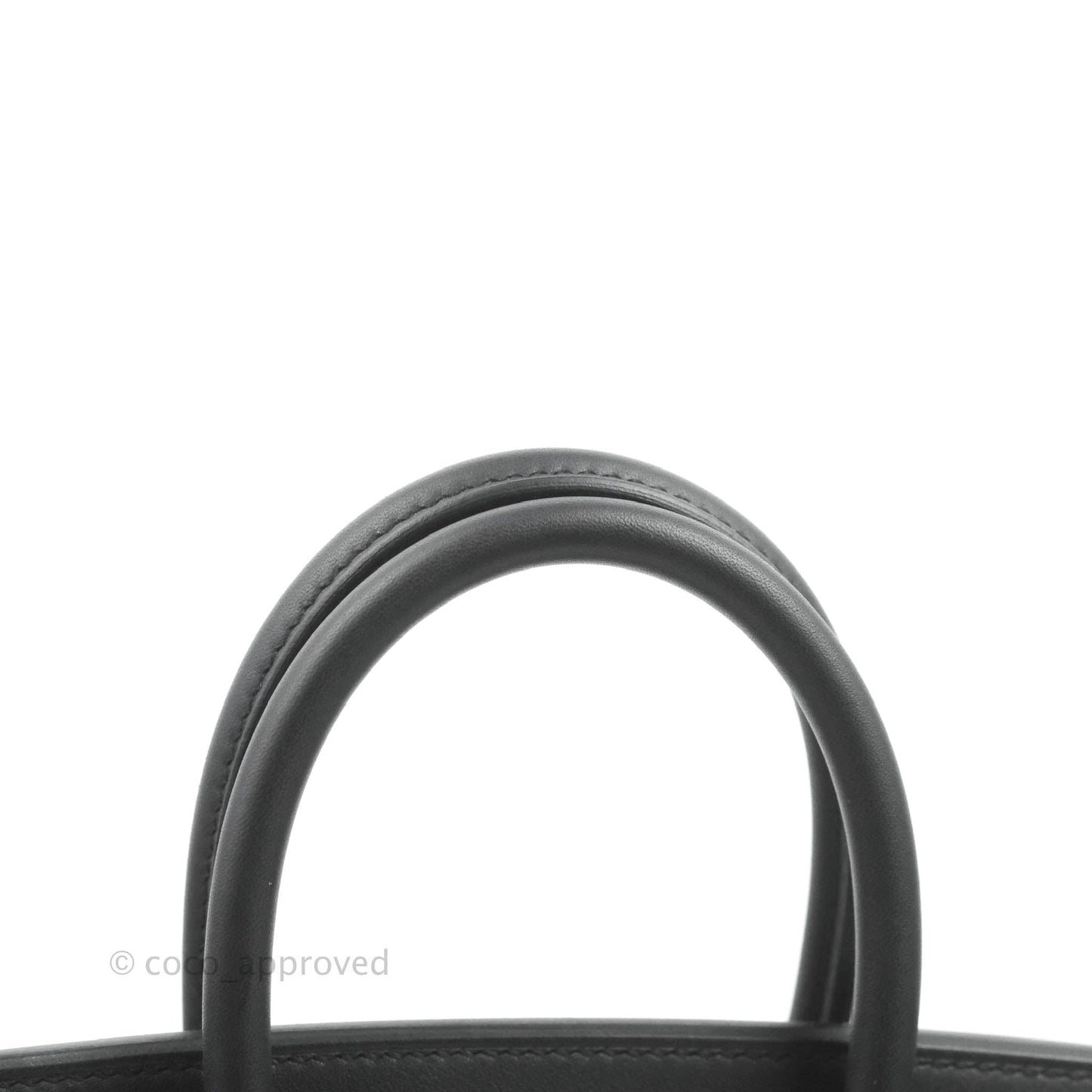 Hermes Birkin 25 Black Swift Rose Gold Hardware