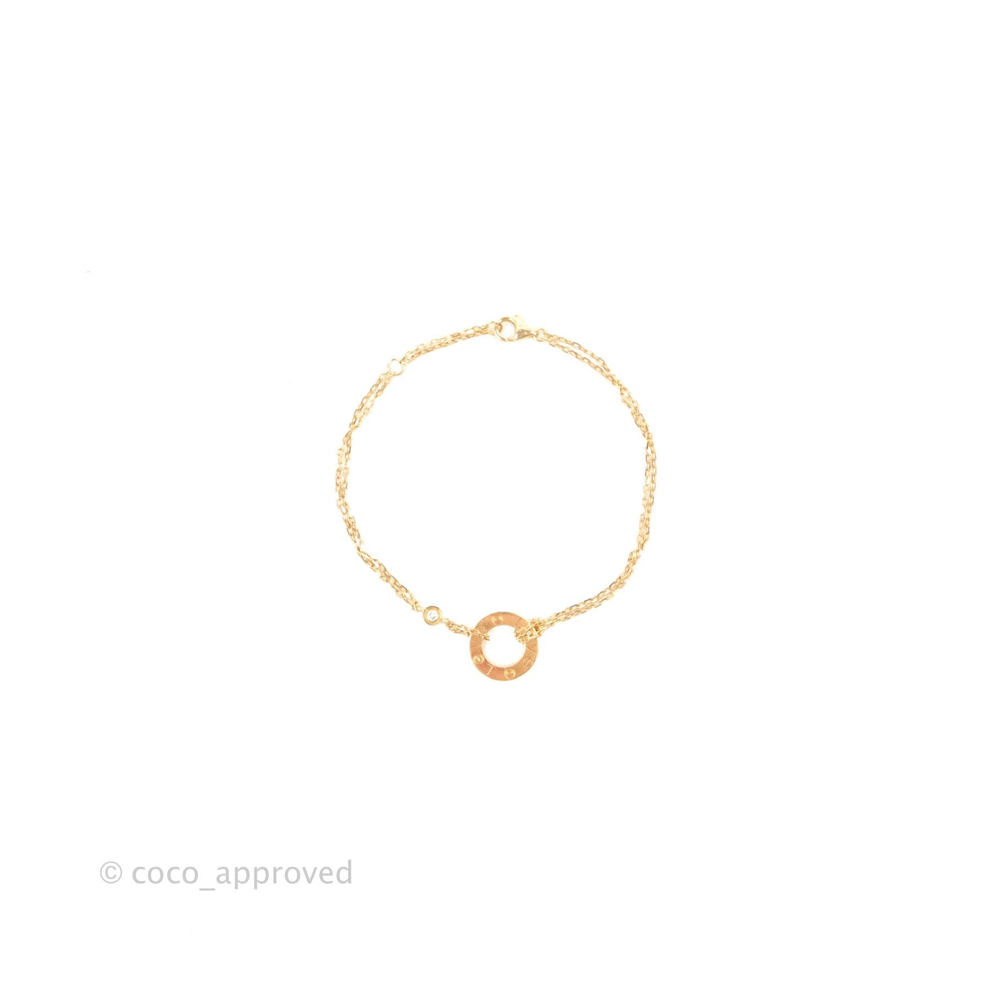 Cartier Love Bracelet Yellow Gold Diamonds