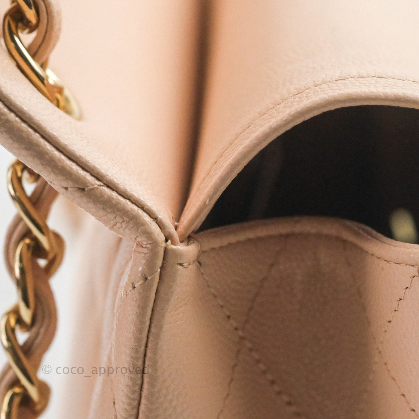 Chanel Jumbo Double Flap Rose Clair Pink Caviar Gold Hardware⁣⁣