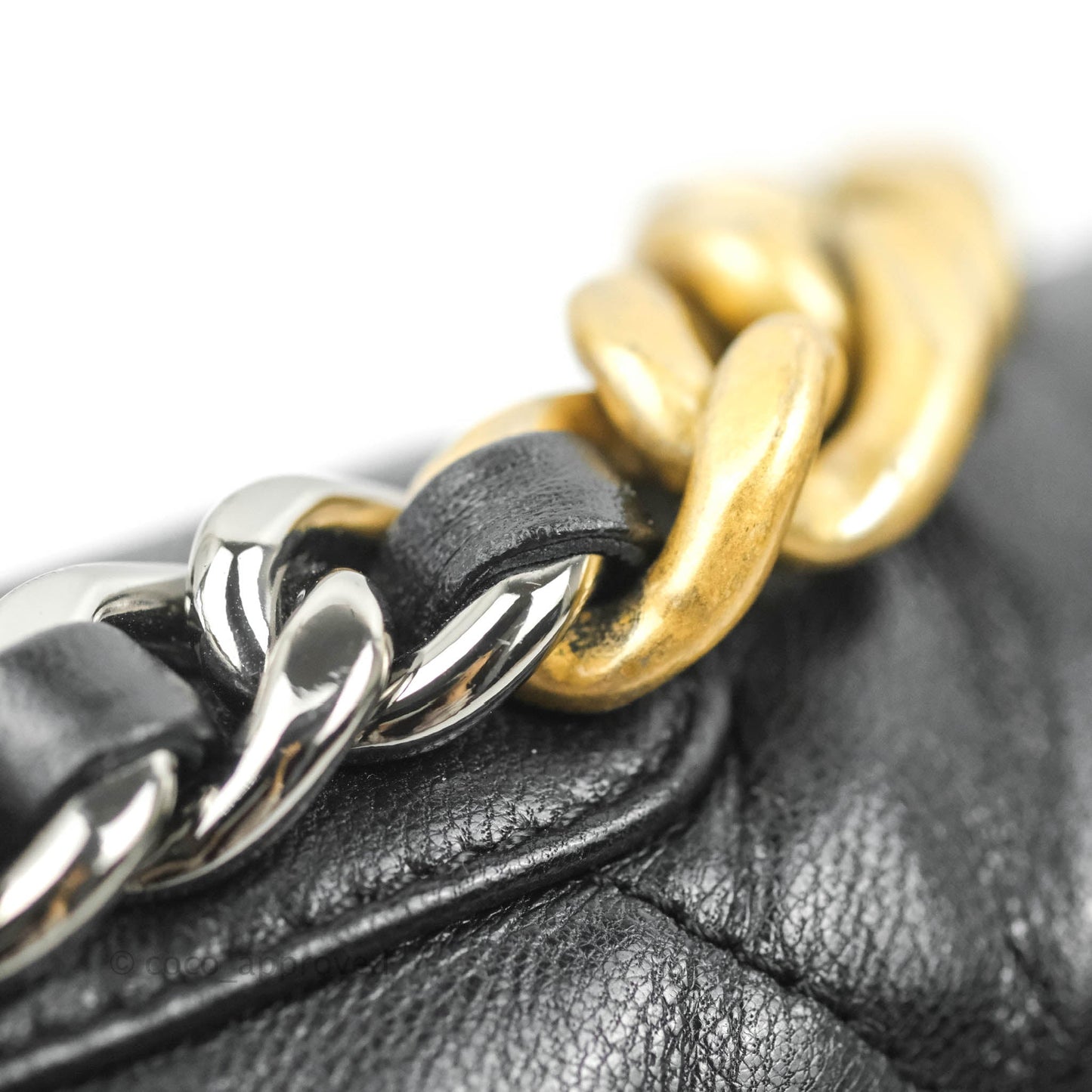 Chanel 19 Small Black Goatskin Mixed Hardware