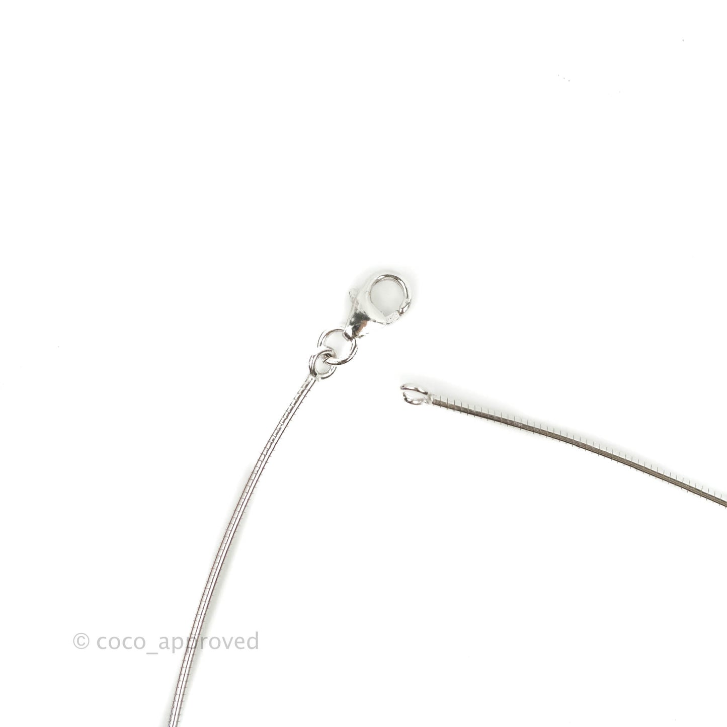 Hermès Pop H Ash Dark Green Pendant Necklace Silver Hardware
