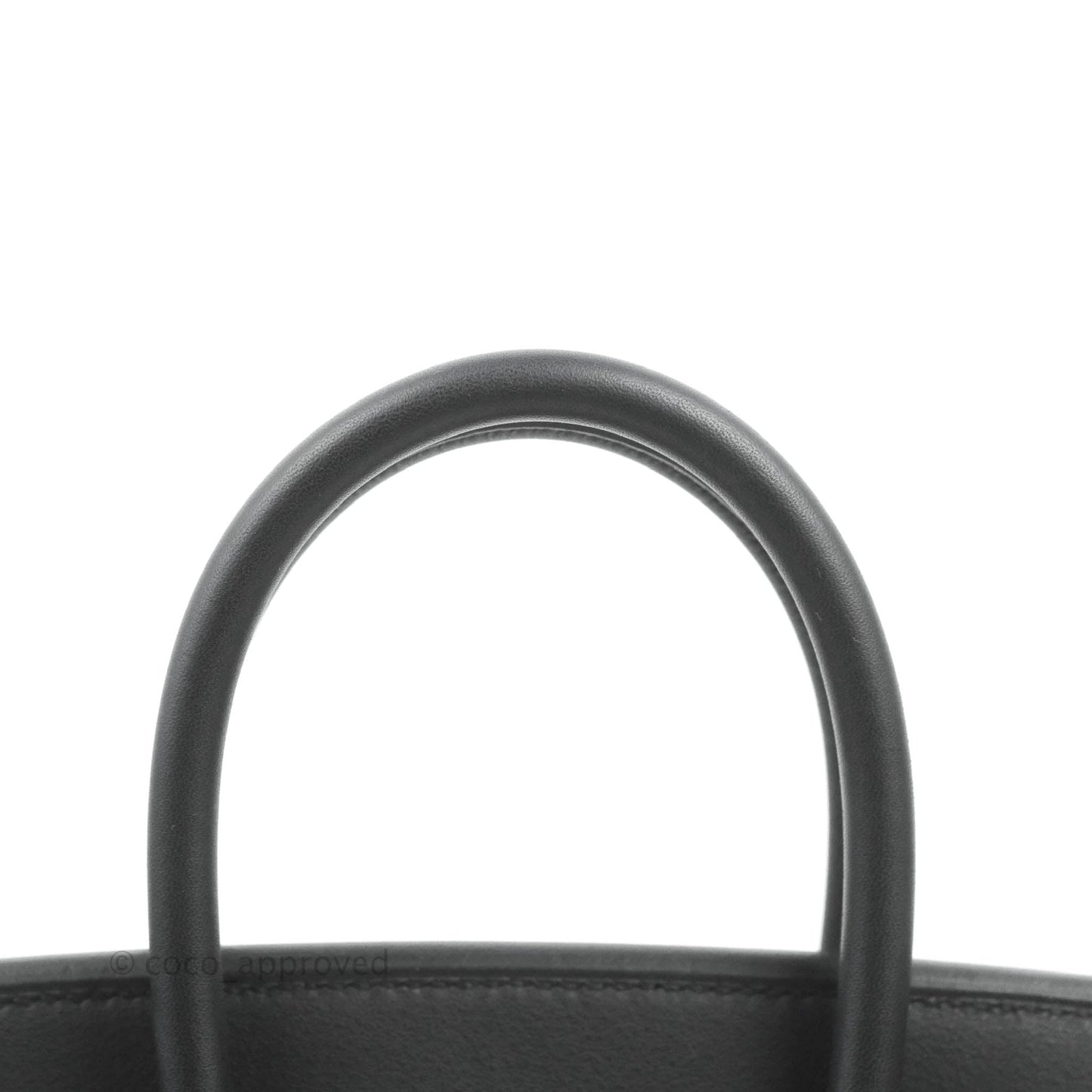 Hermes Birkin 25 Black Swift Rose Gold Hardware