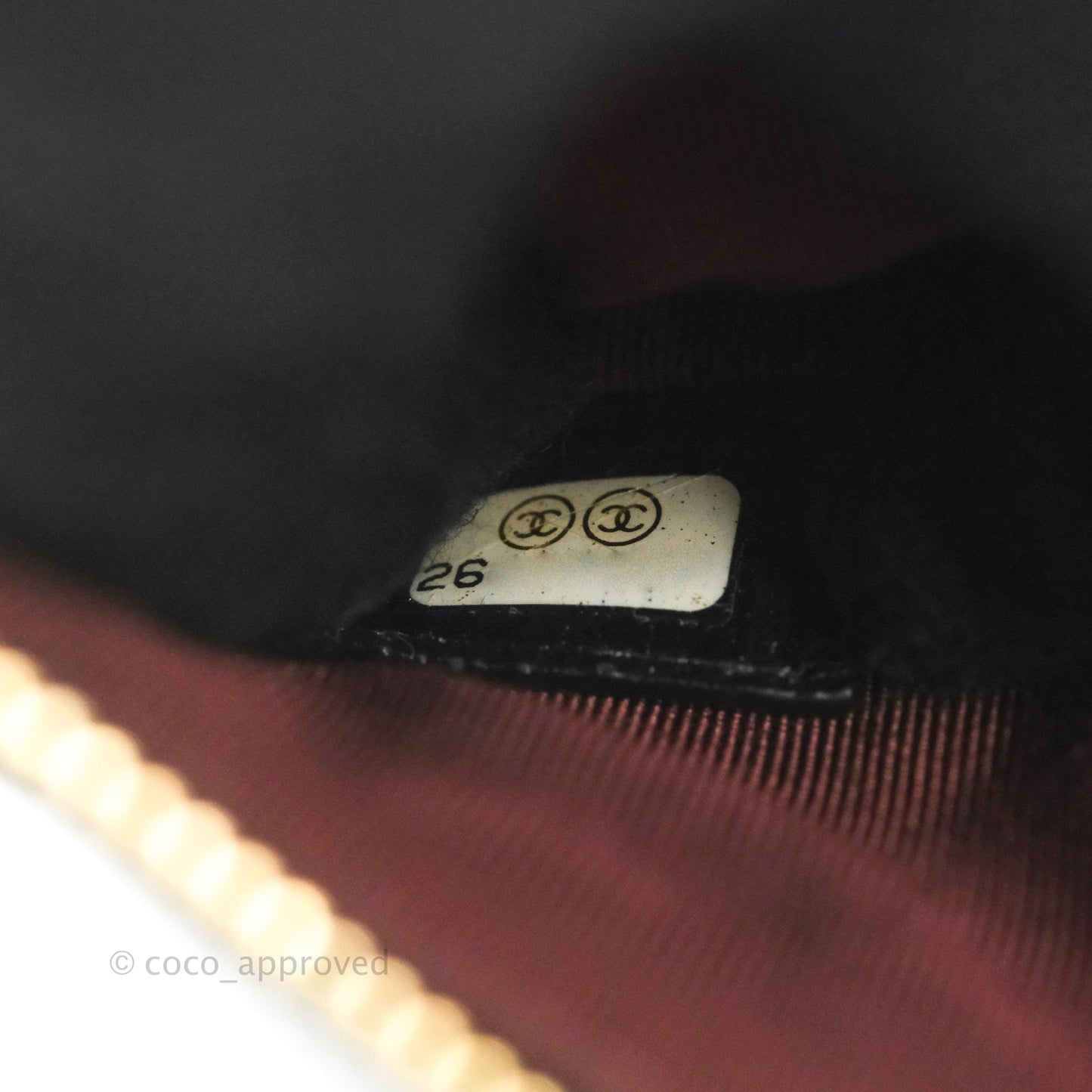 Chanel Quilted Mini Reissue O Case Gold Hardware Aged Calfskin