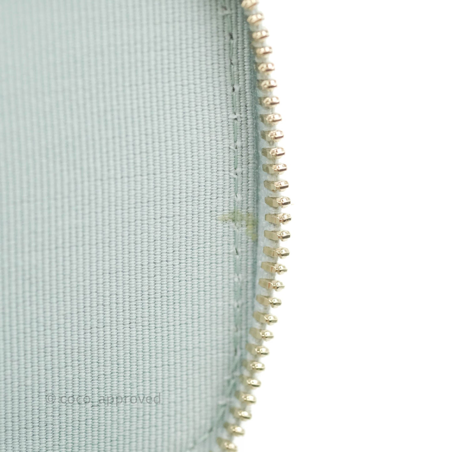 Chanel Mini Top Handle Vanity With Chain Light Blue Lambskin Gold Hardware