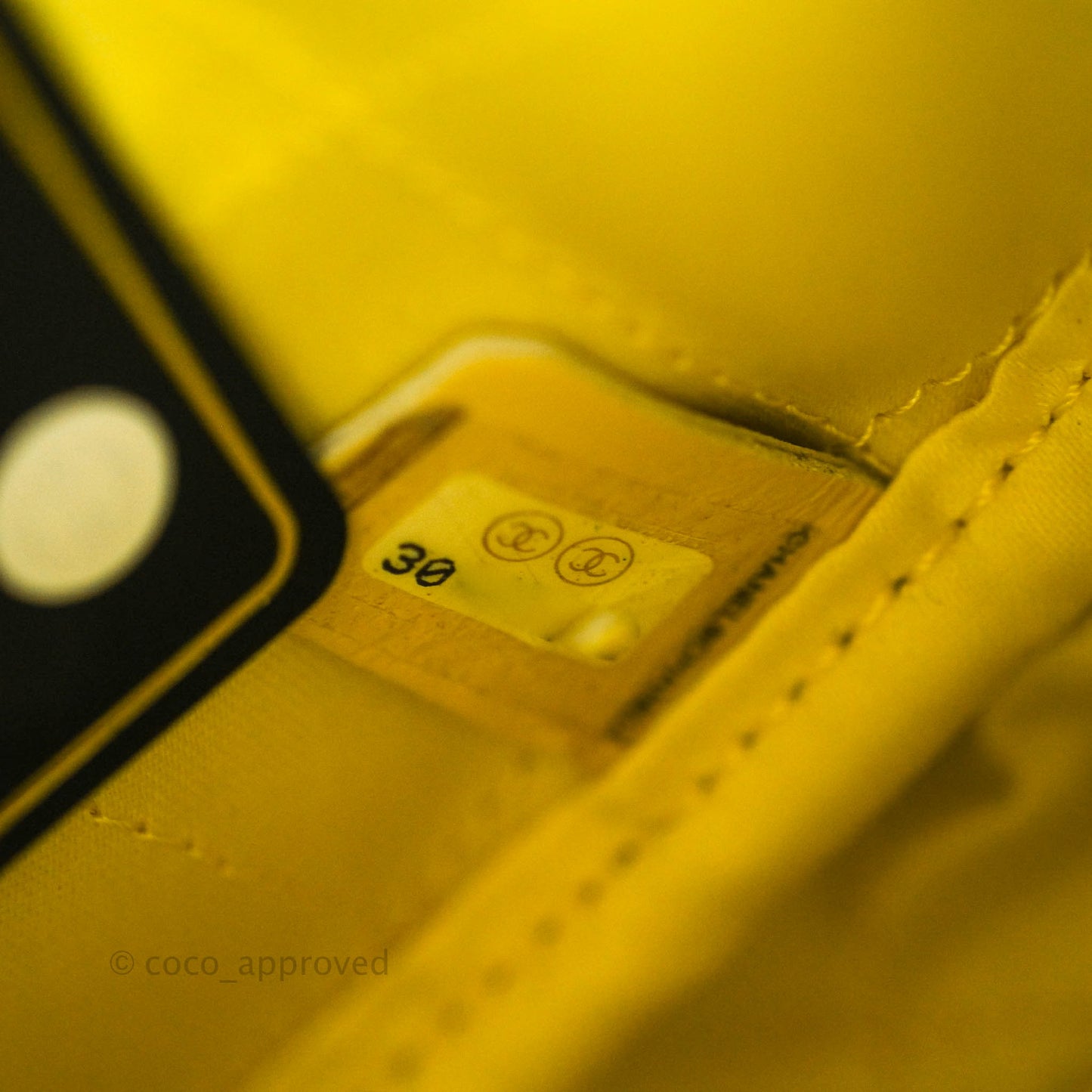 Chanel Quilted Diamond Cut Small Lambskin Yellow Gold Hardware Flap Bag