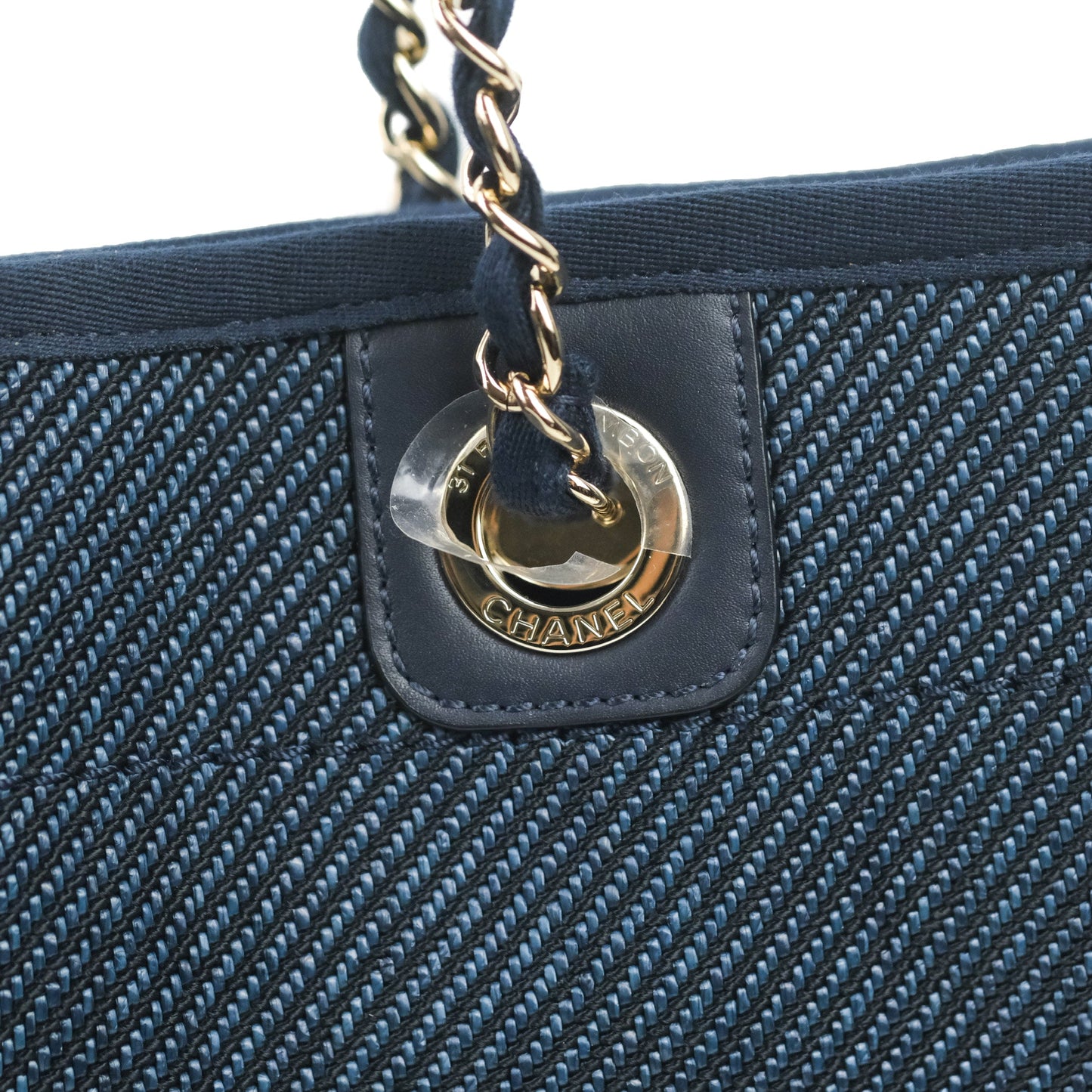 Chanel Canvas Deauville Medium Navy