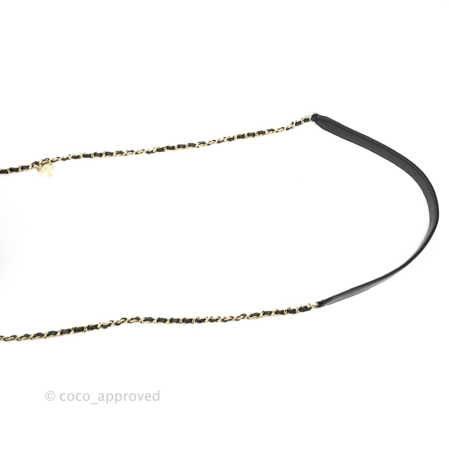 Chanel CC Mania Vanity Case Black Lambskin Gold Hardware