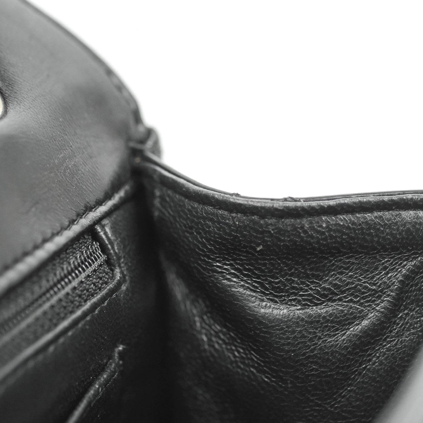 Chanel Quilted Maxi Single Flap Black Patent Silver Hardware