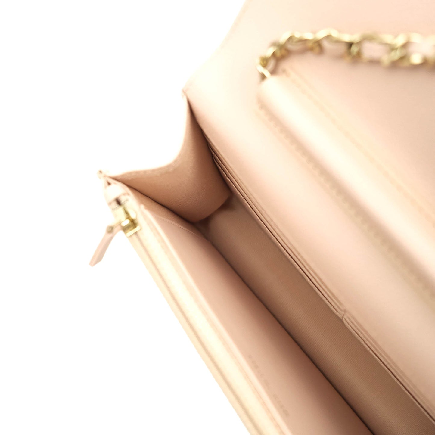 Chanel Wallet on Chain Pale Pink Caviar Gold Hardware 21C