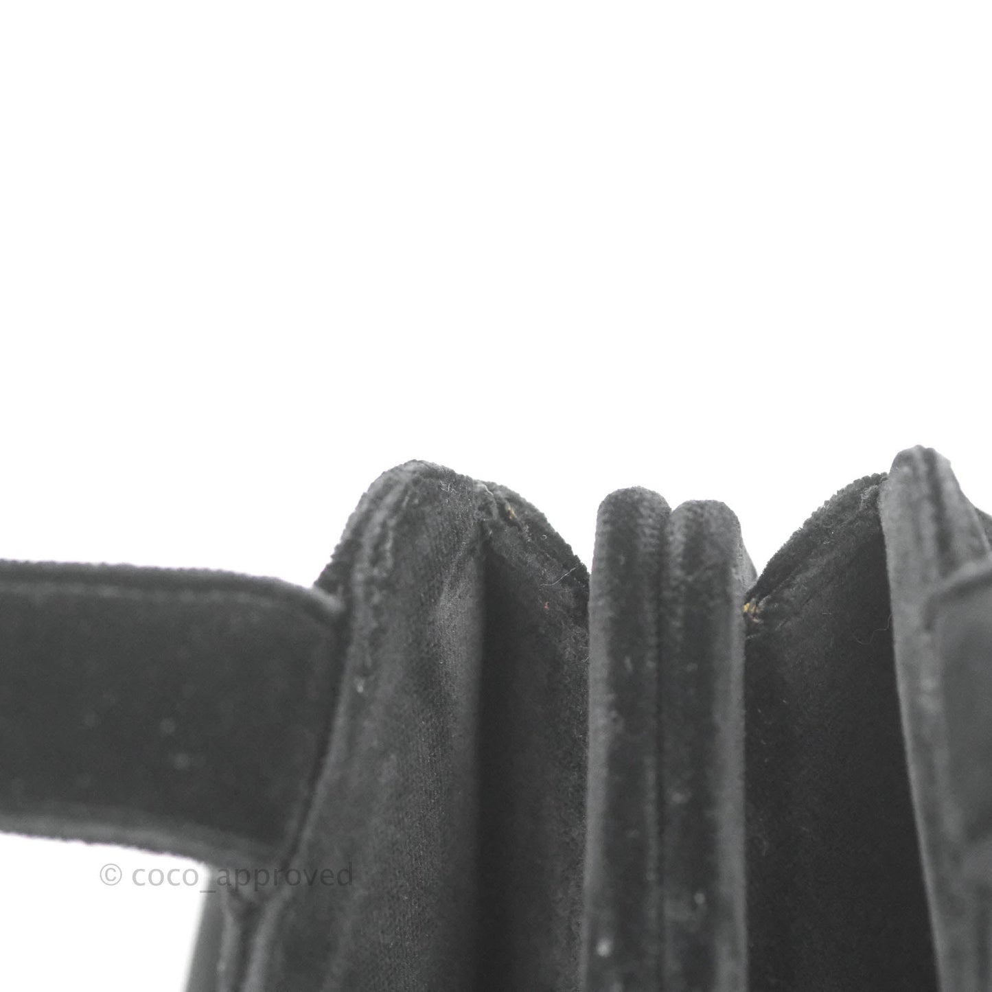 Chanel Vintage CC Handbag So Black Velvet