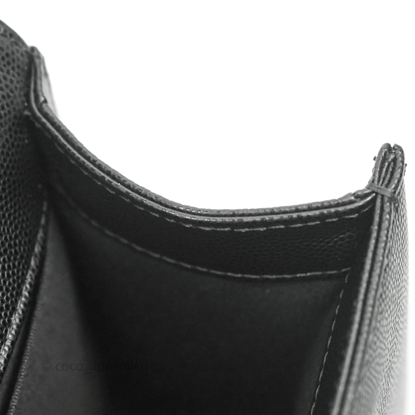Chanel Quilted Medium Boy Black Caviar Aged Gold Hardware