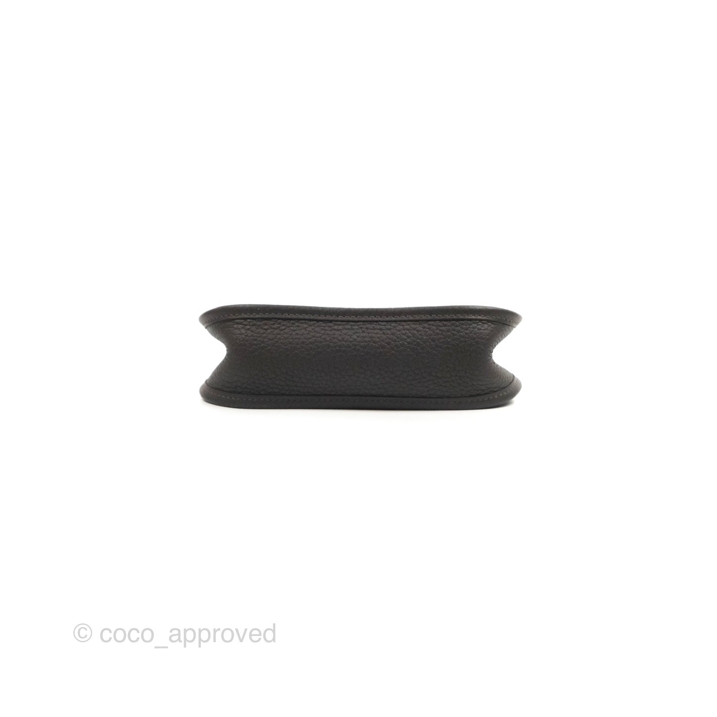 Hermès Mini Evelyne 16 Ebene Clemence Palladium Hardware