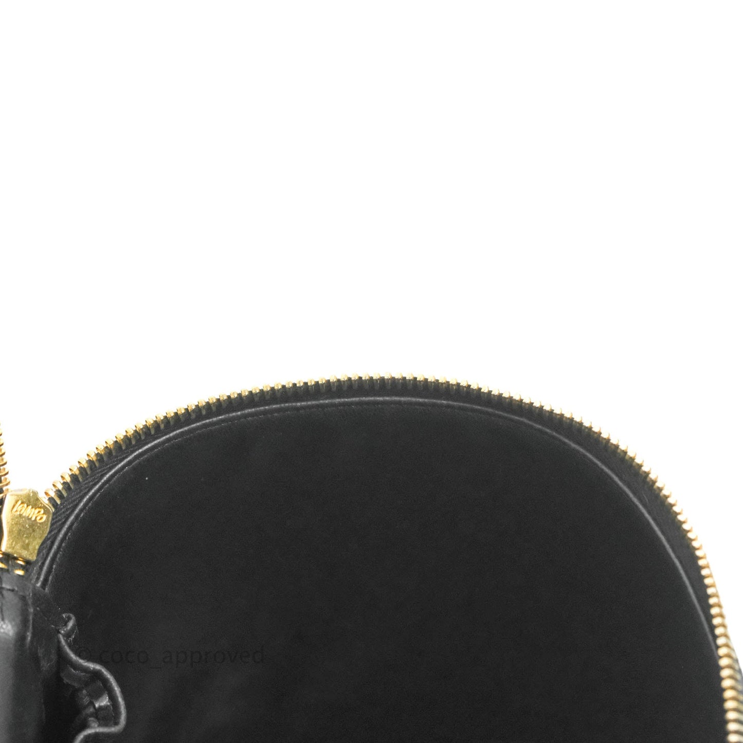Chanel Vintage Vanity Case Black Caviar Gold Hardware