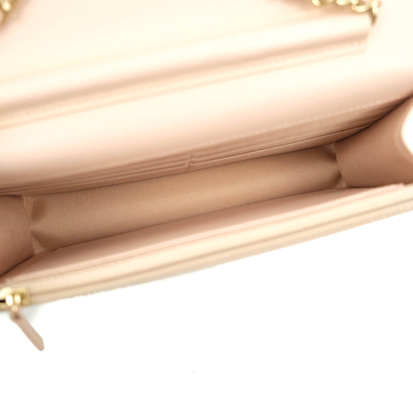 Chanel Wallet on Chain Pale Pink Caviar Gold Hardware 21C
