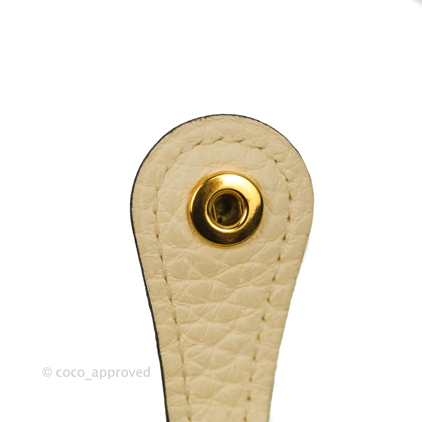 Hermès Mini Evelyne 16 Nata Clemence Black/Vert Bosphore Sangle Flipperball Gold Hardware