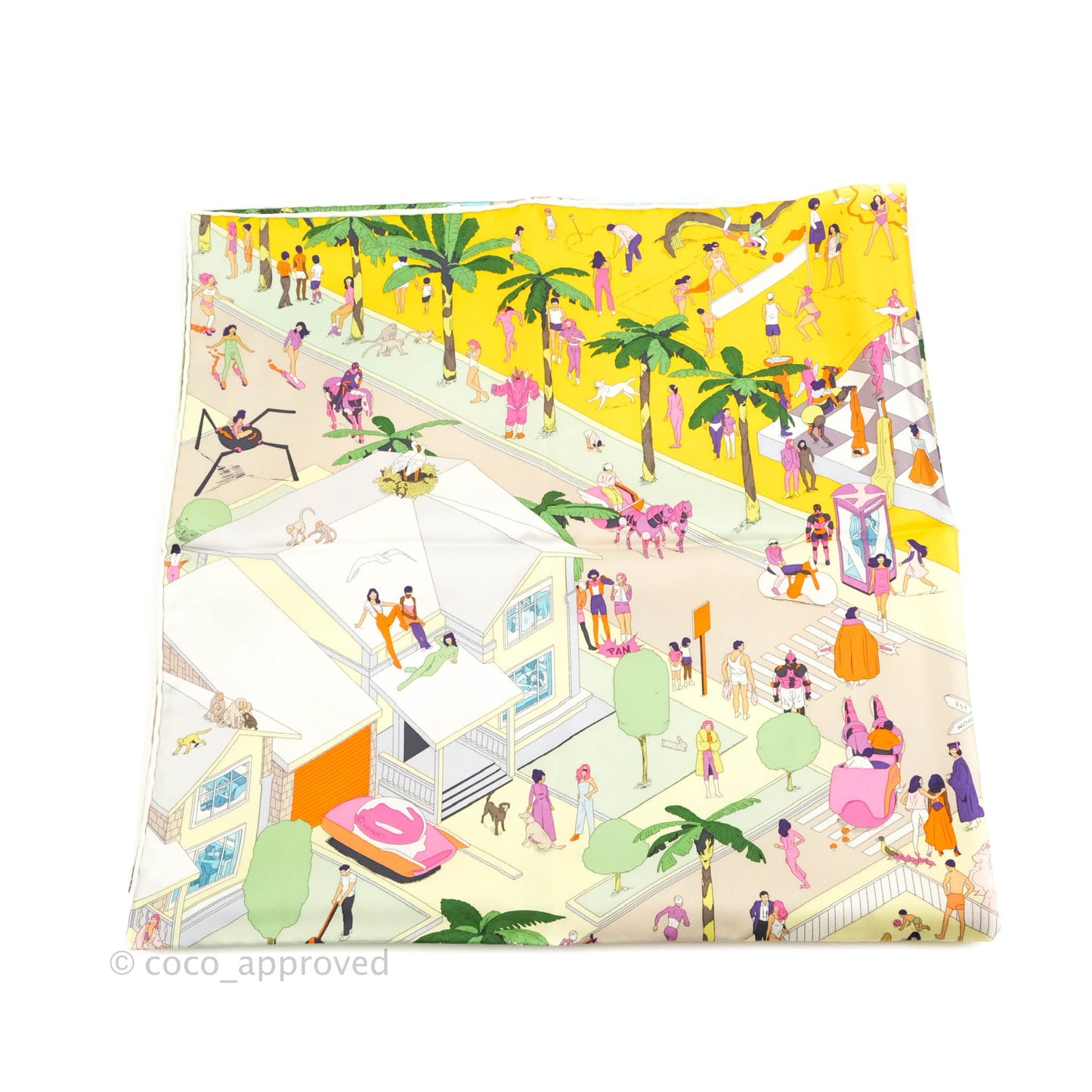 Hermès On The Beach Scarf 90