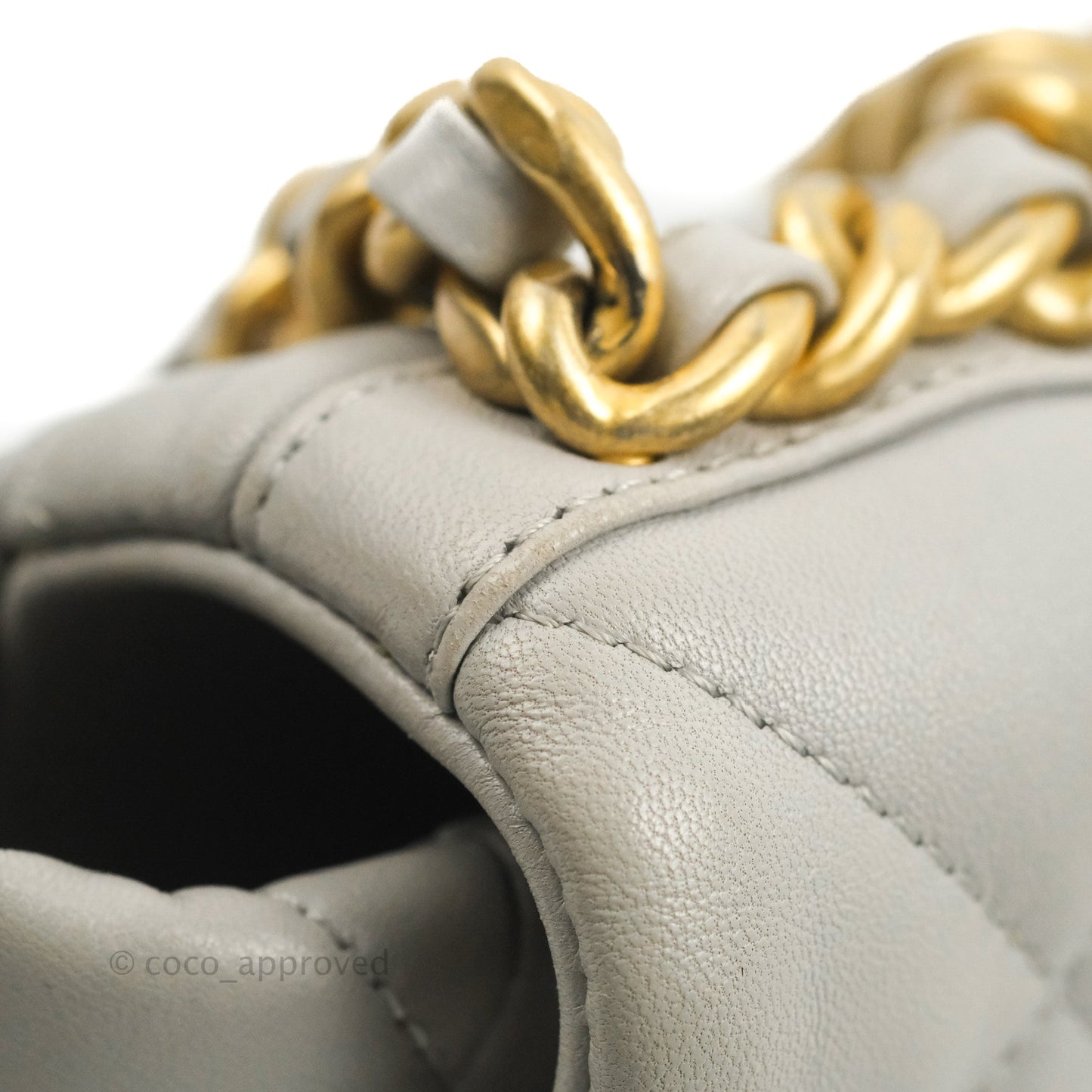 Chanel 19 Medium Grey Mixed Hardware