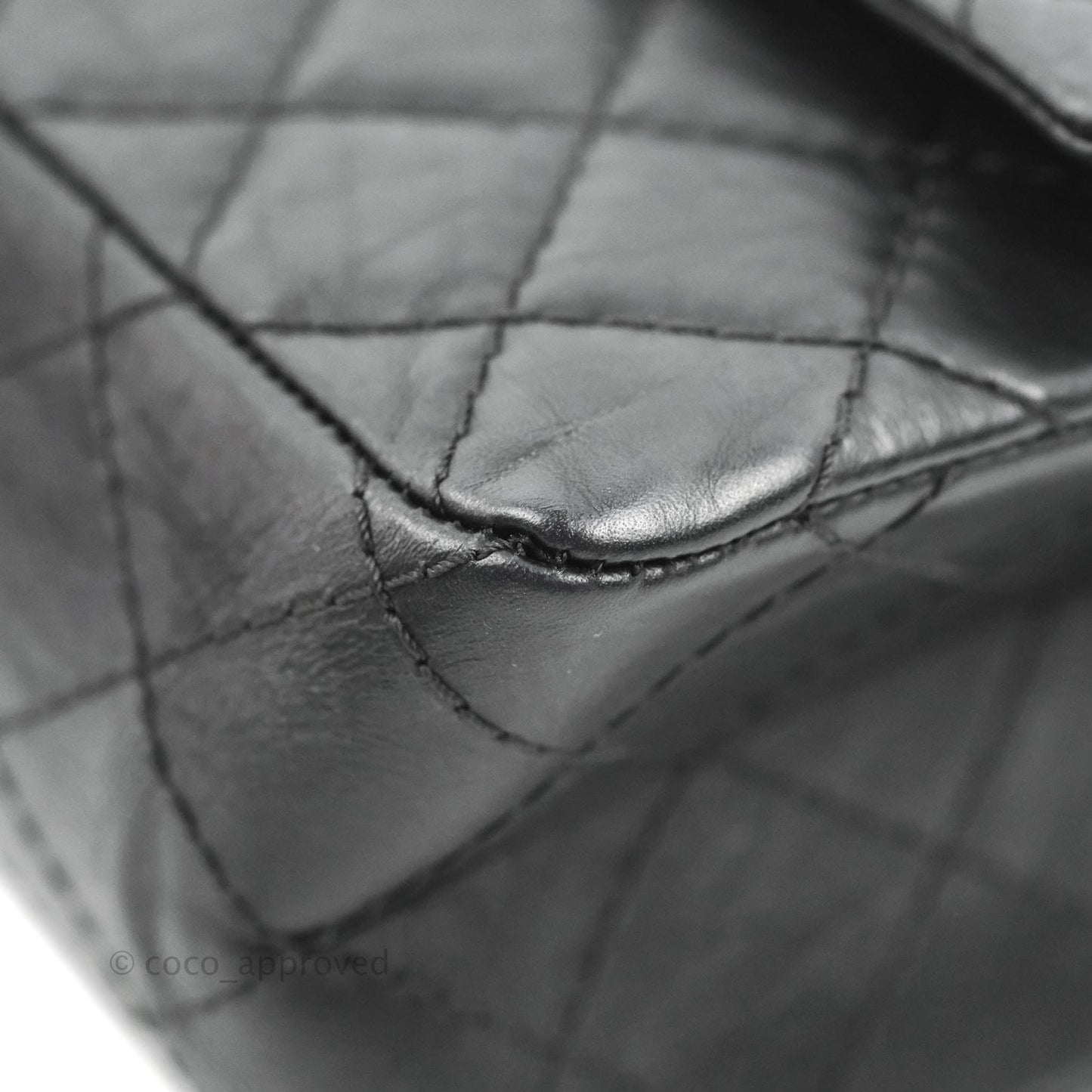 Chanel Reissue 225 Quilted Flap Black Aged Calfskin Aged Gold Hardware