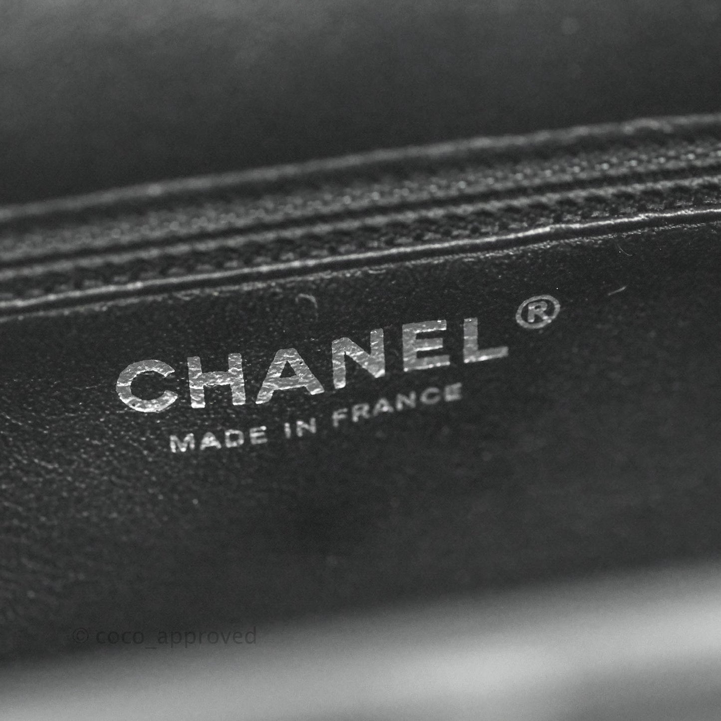 Chanel Chevron Timeless Kisslock Clutch So Black Lambskin 15S