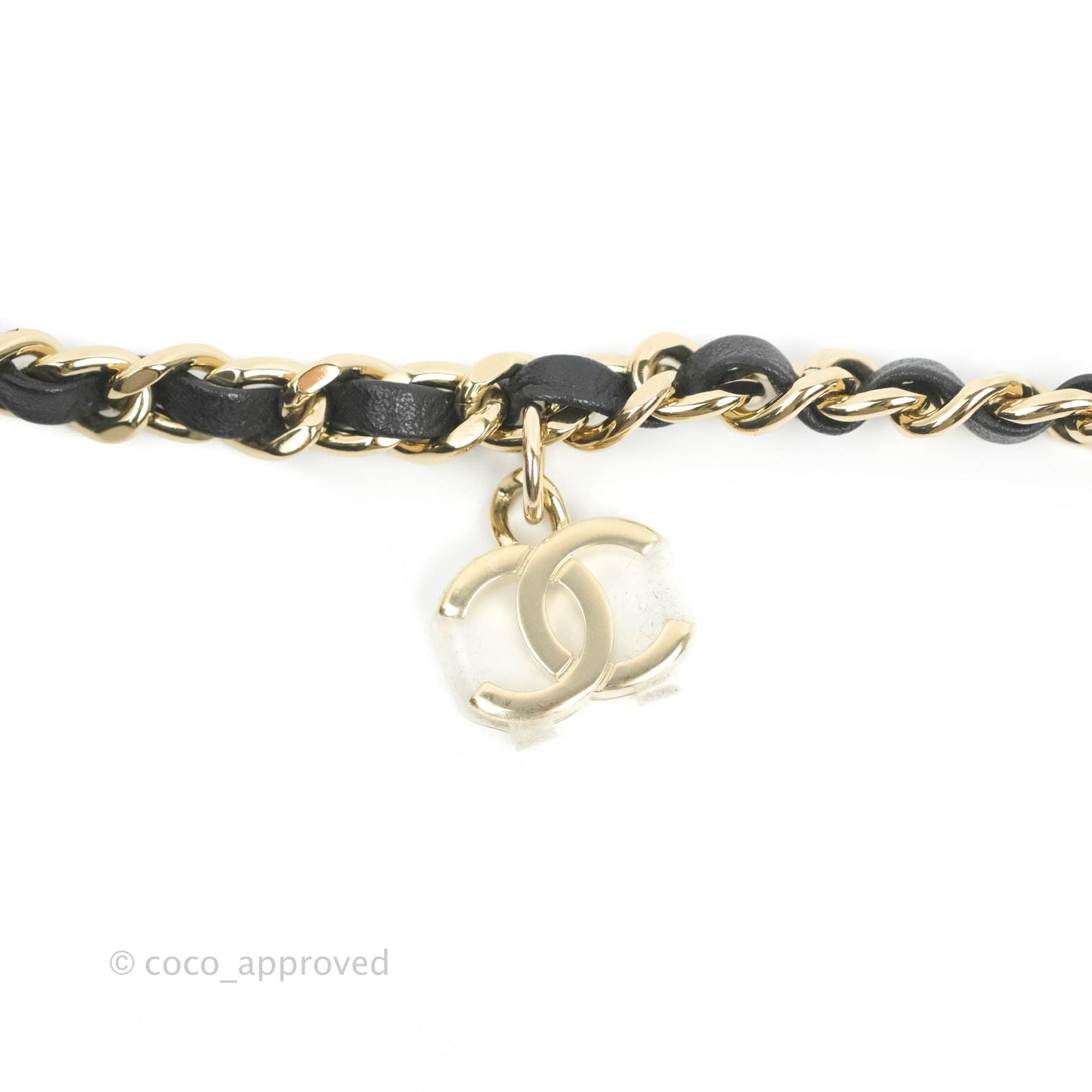 Chanel CC Mania Vanity Case Black Lambskin Gold Hardware