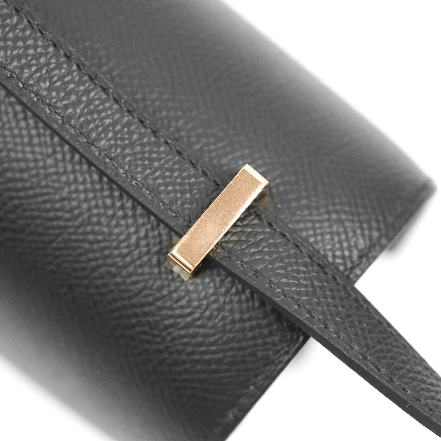 Hermès Constance Mini 18cm Black Epsom Rose Gold Hardware