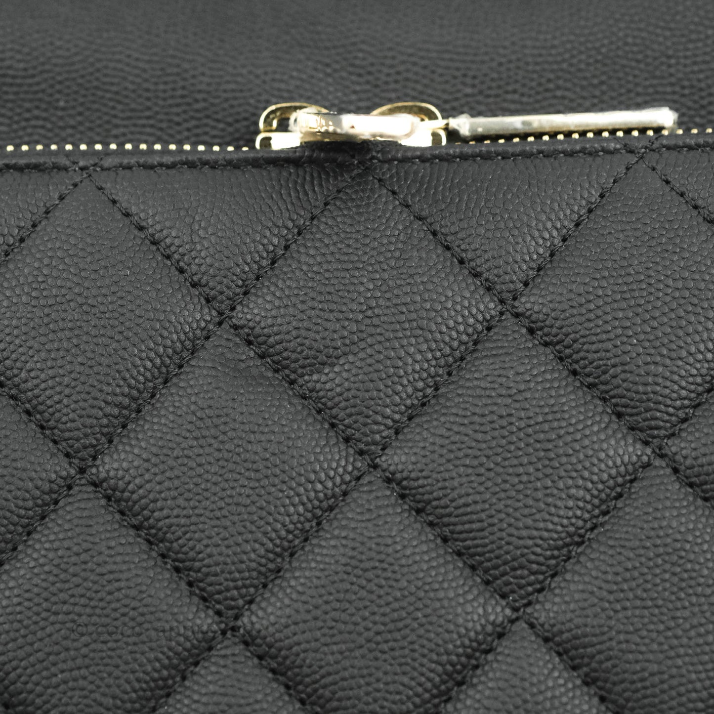 Chanel Quilted Business Affinity Backpack Black Caviar Gold Hardware