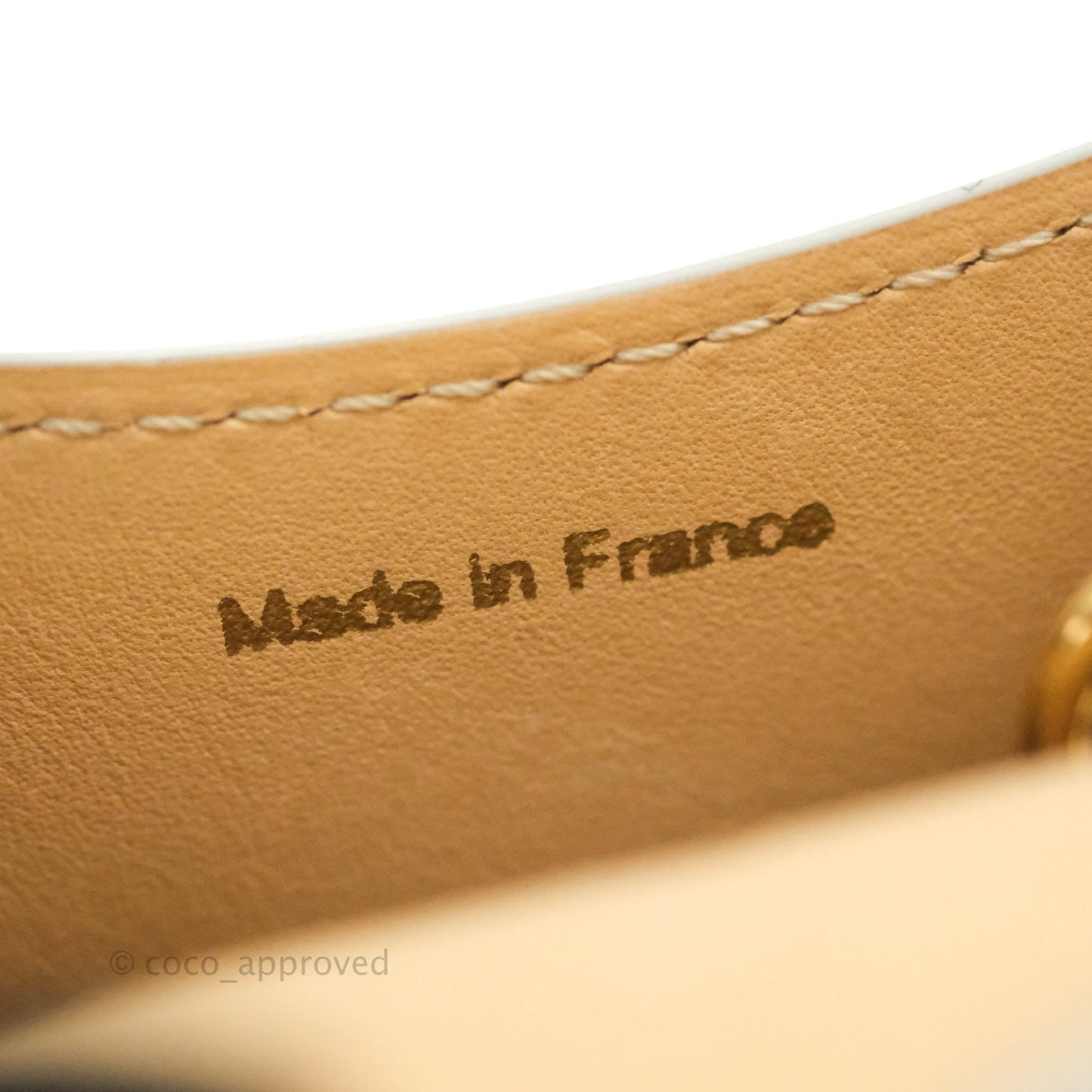 Delvaux Mini Brillant Bag Charm Light Grey Calfskin