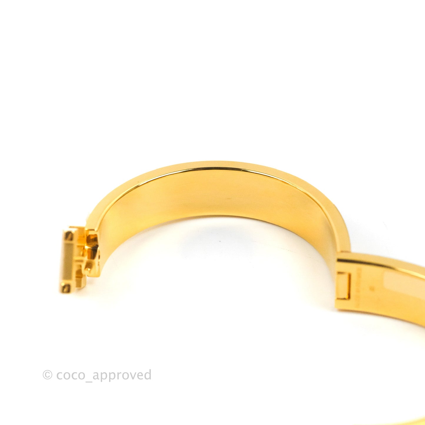 Hermès Clic H Bracelet Black Gold PM