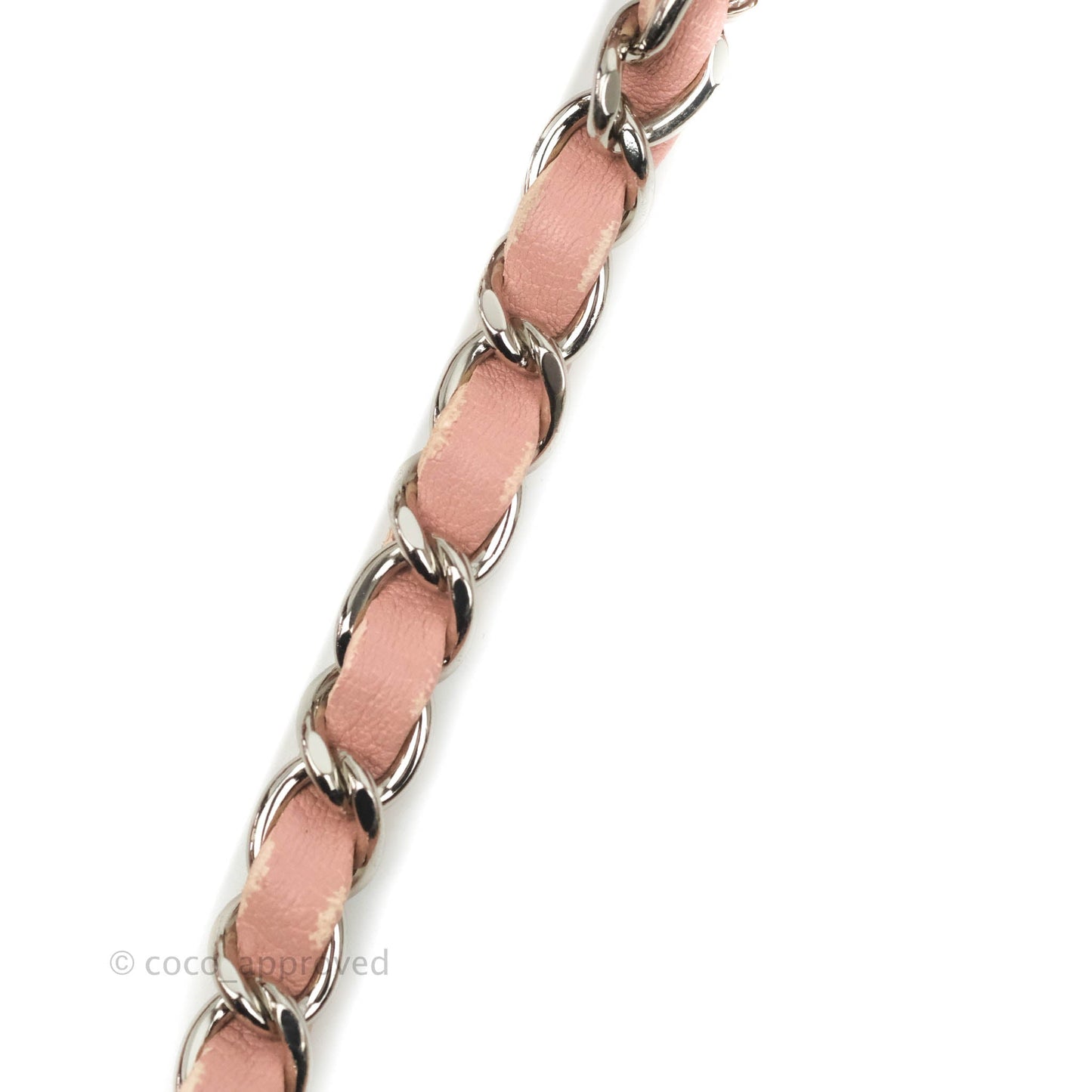 Chanel Small CC Box Flap Bag Pink Calfskin Silver Hardware
