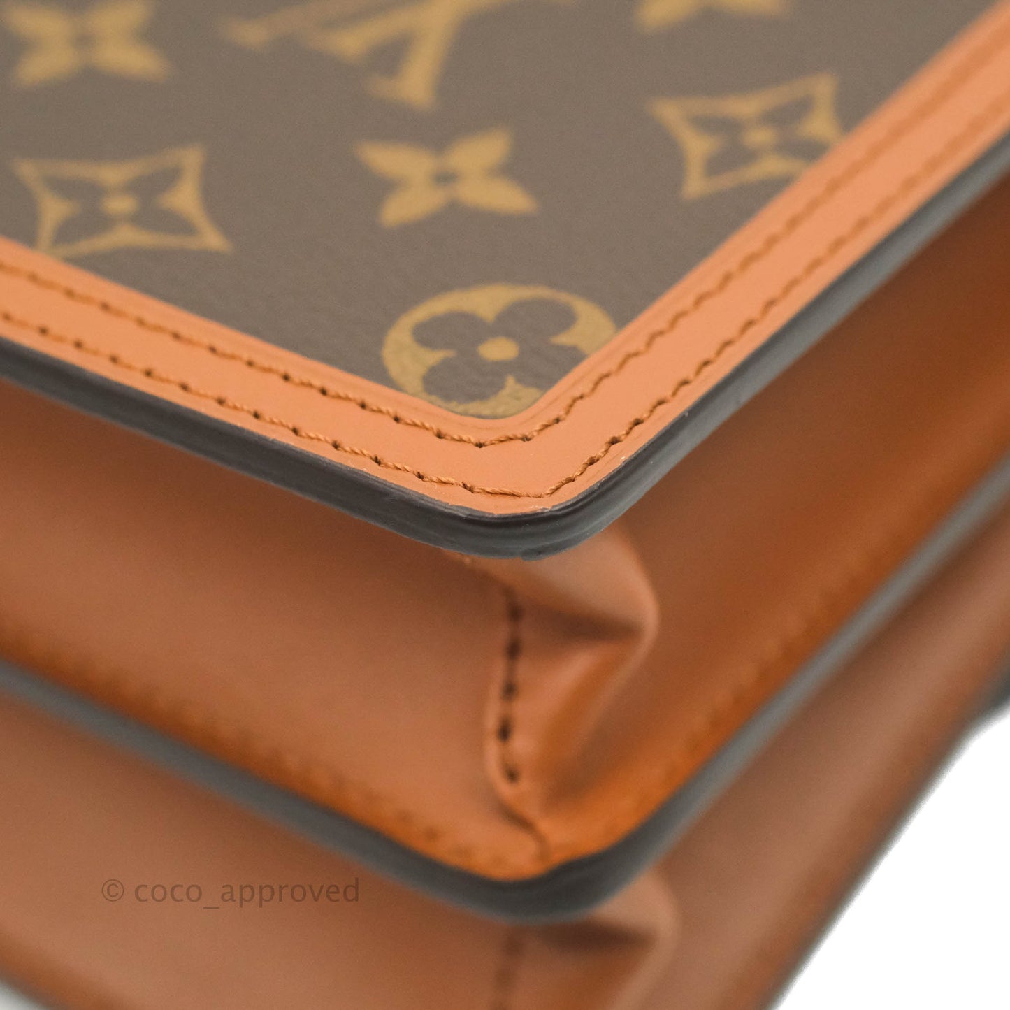 Louis Vuitton Mini Dauphine Monogram Tan Calfskin