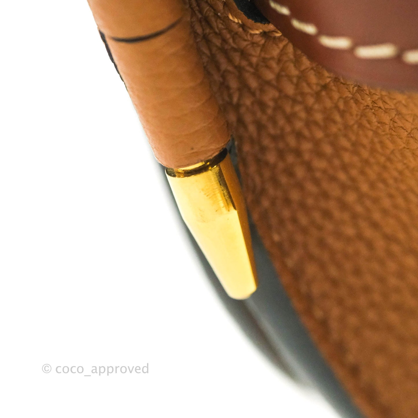 Loewe Small Gate Bag Light Caramel/Pecan Grained Calfskin