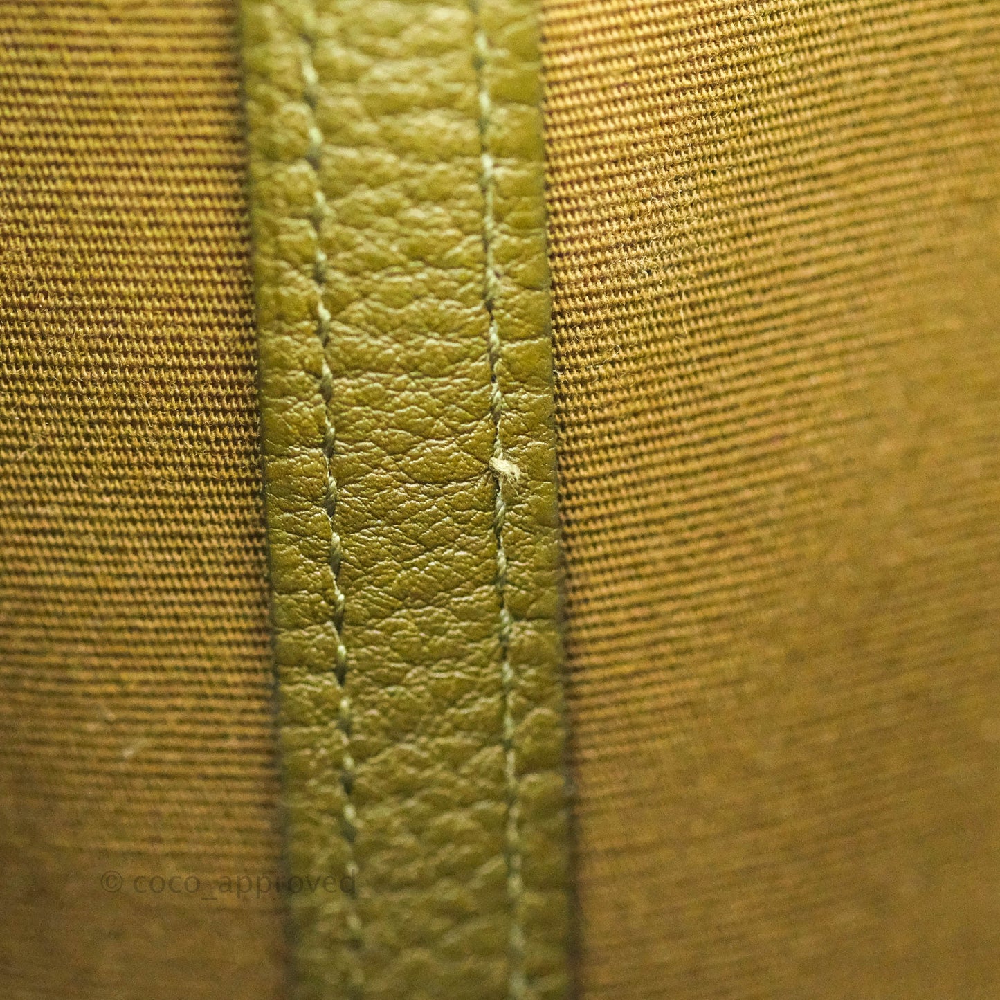 Hermès Garden Party 36 Vert Olive Canvas With Twilly & Charm