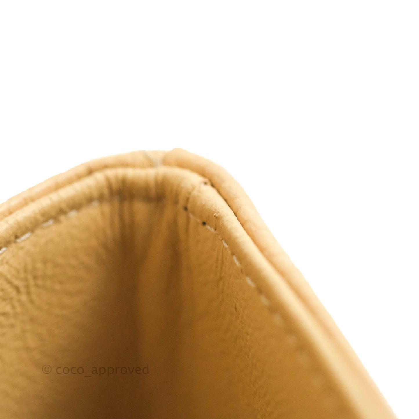 Chanel Classic M/L Medium Flap Quilted Beige Caviar Gold Hardware