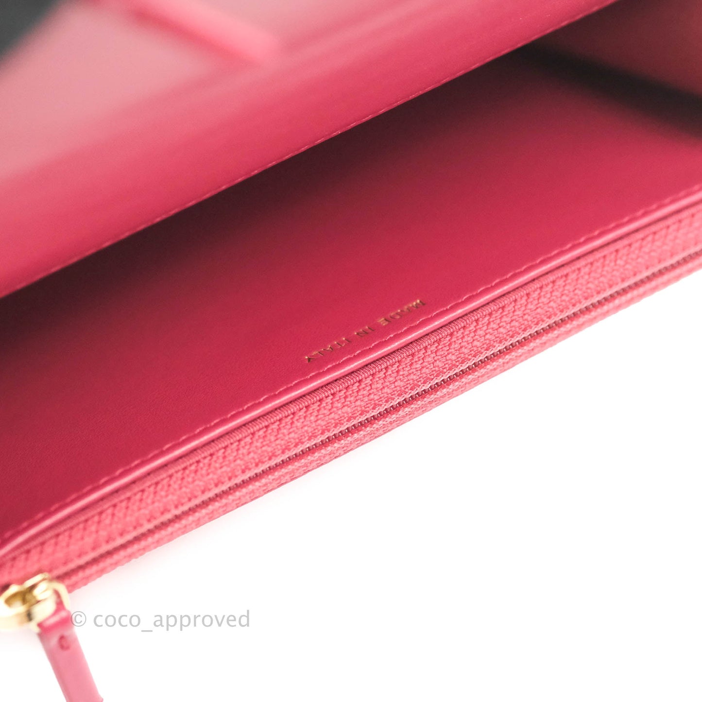 Chanel Quilted Perfect Fit Adjustable Wallet On Chain WOC Pink Calfskin Aged Gold Hardware