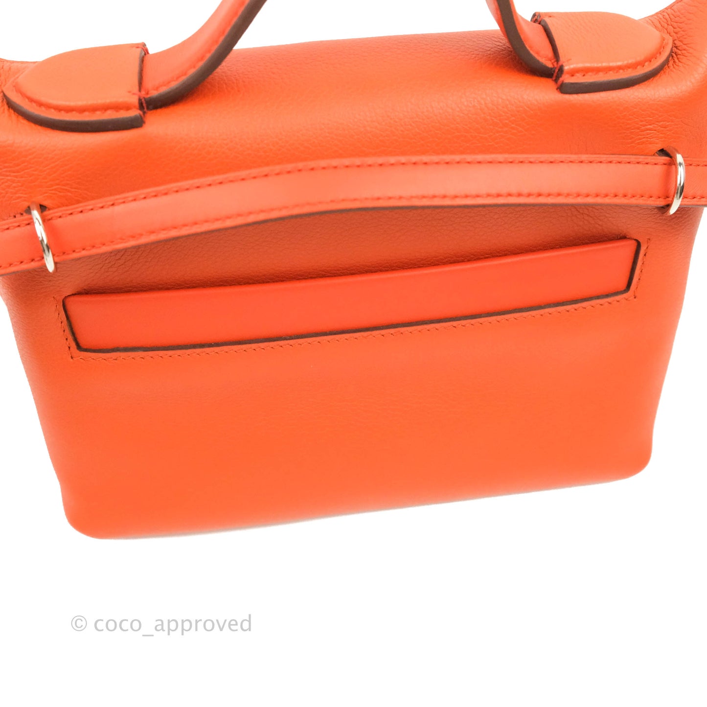 Hermès 24/24 21 Mini Terre Battue Palladium Hardware