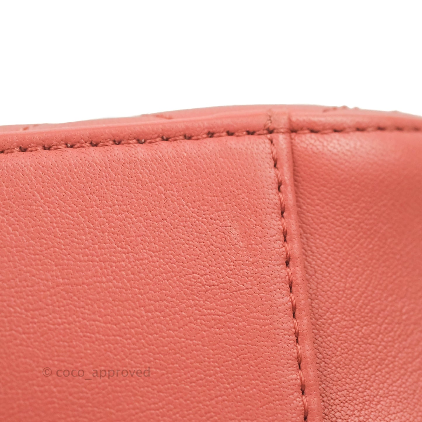 Chanel Quilted Chain Infinity Handle Bag Pink Lambskin Aged Gold Hardware