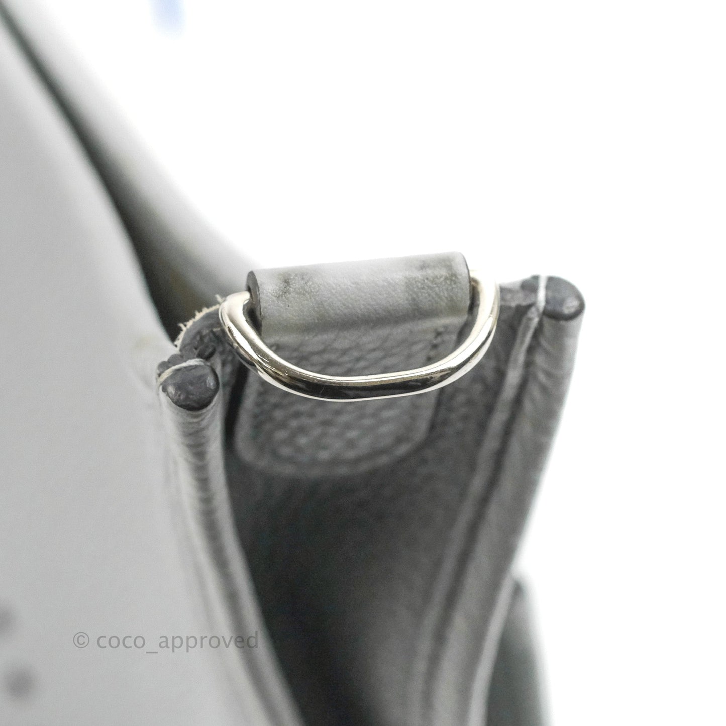 Hermes Evelyne III 29 Bleu Pale Clemence Palladium Hardware