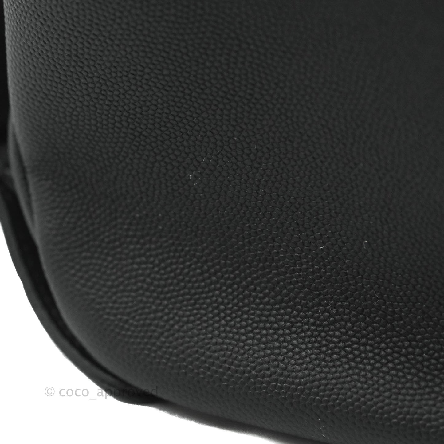 Chanel Quilted Business Affinity Backpack Black Caviar Gold Hardware