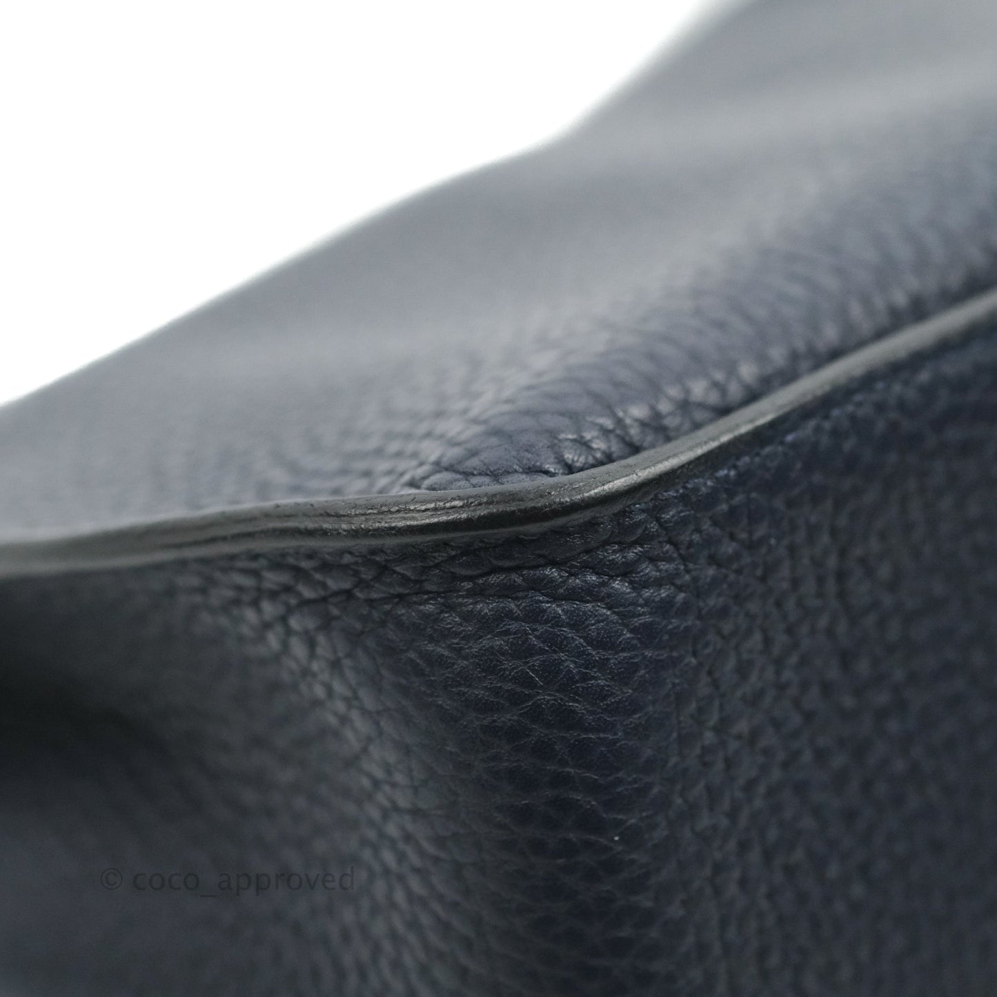 Hermes Jypsiere 28 Togo Midnight Blue Palladium Hardware
