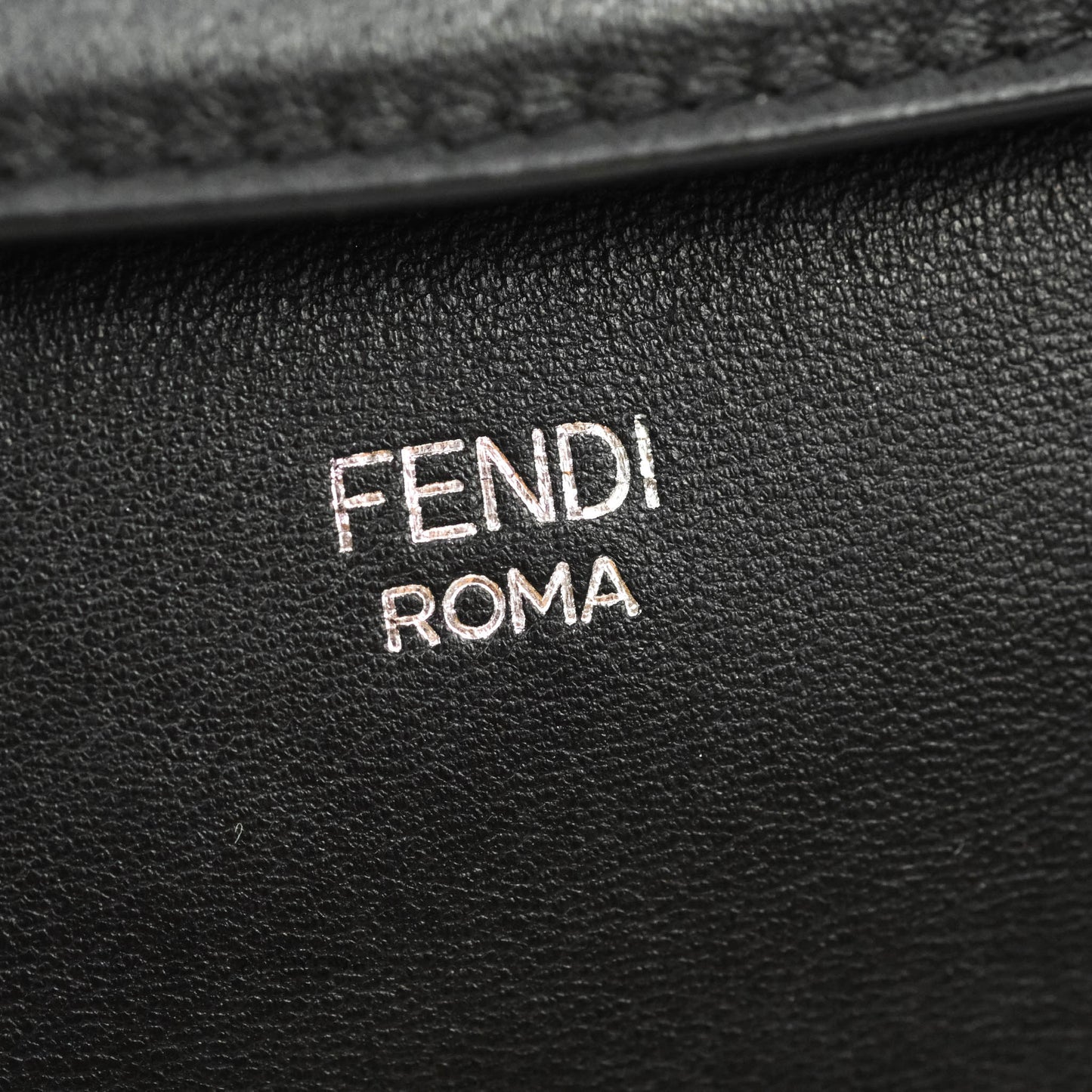 Fendi Mini By The Way Vit. Dolce Bag Black