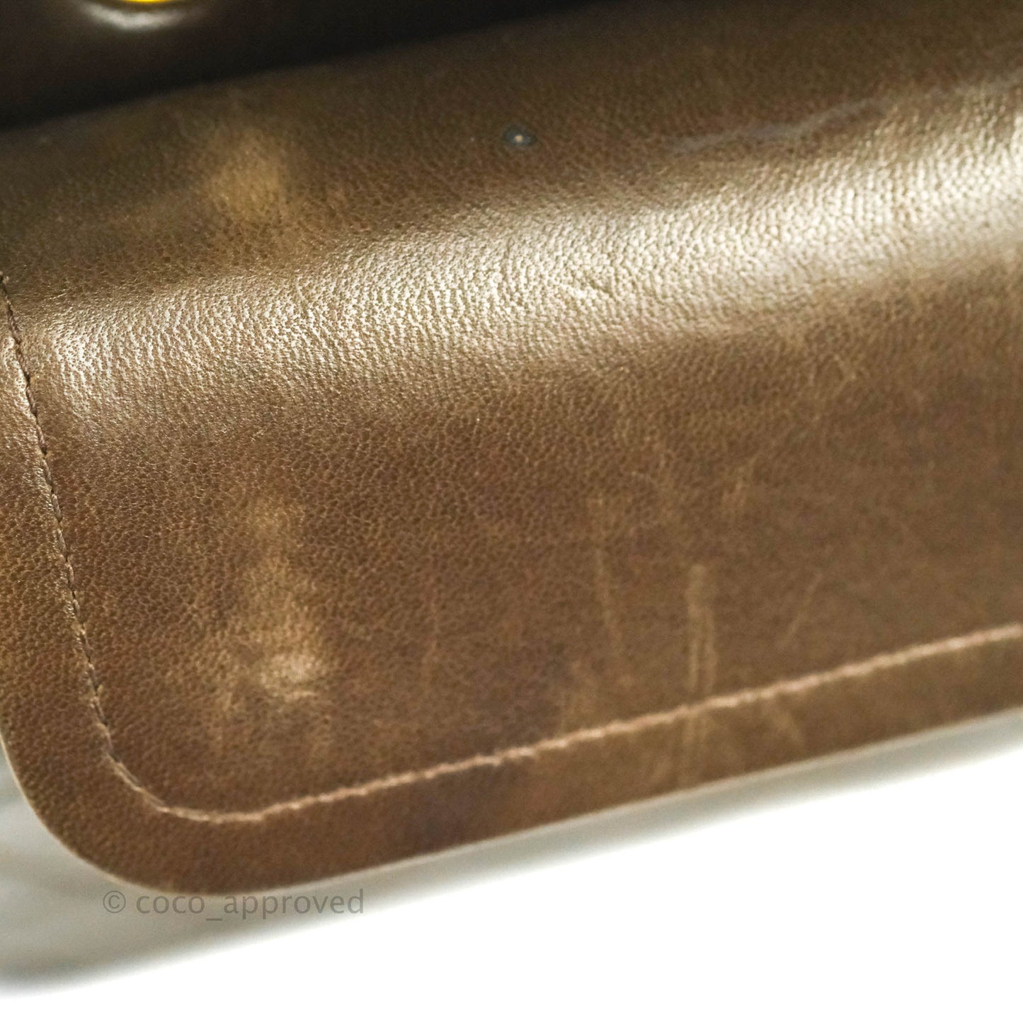 Chanel Classic Vintage Small Flap Brown Lambskin 24K Gold Hardware