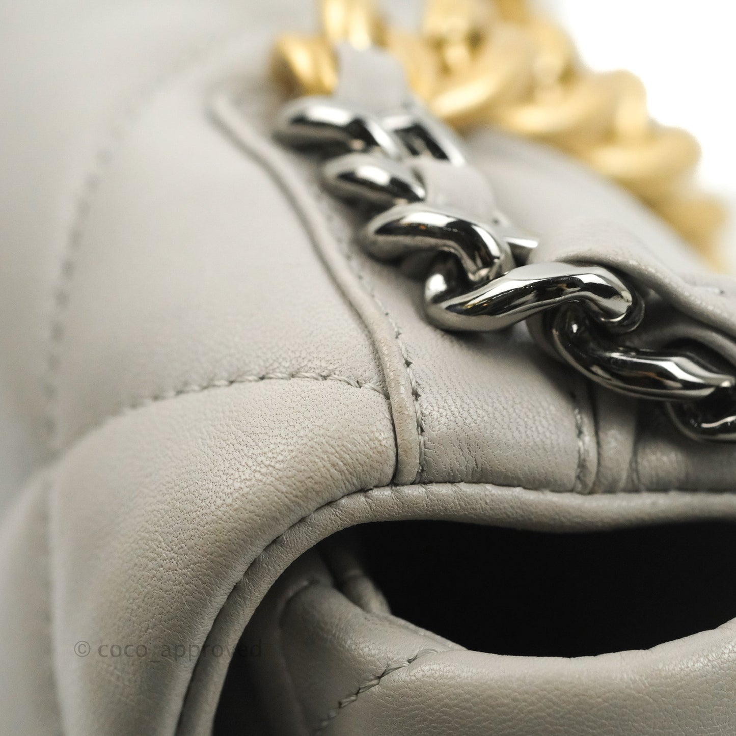 Chanel 19 Medium Grey Mixed Hardware