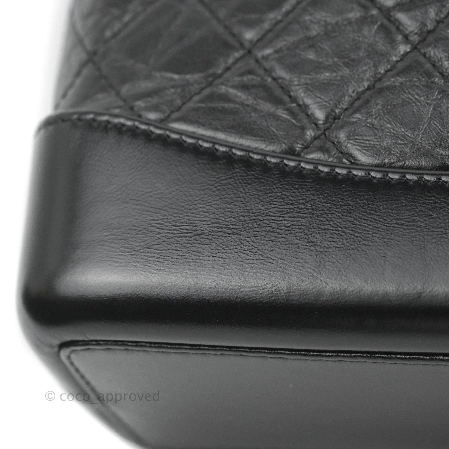 Chanel Small Gabrielle Backpack Black Aged Calfskin