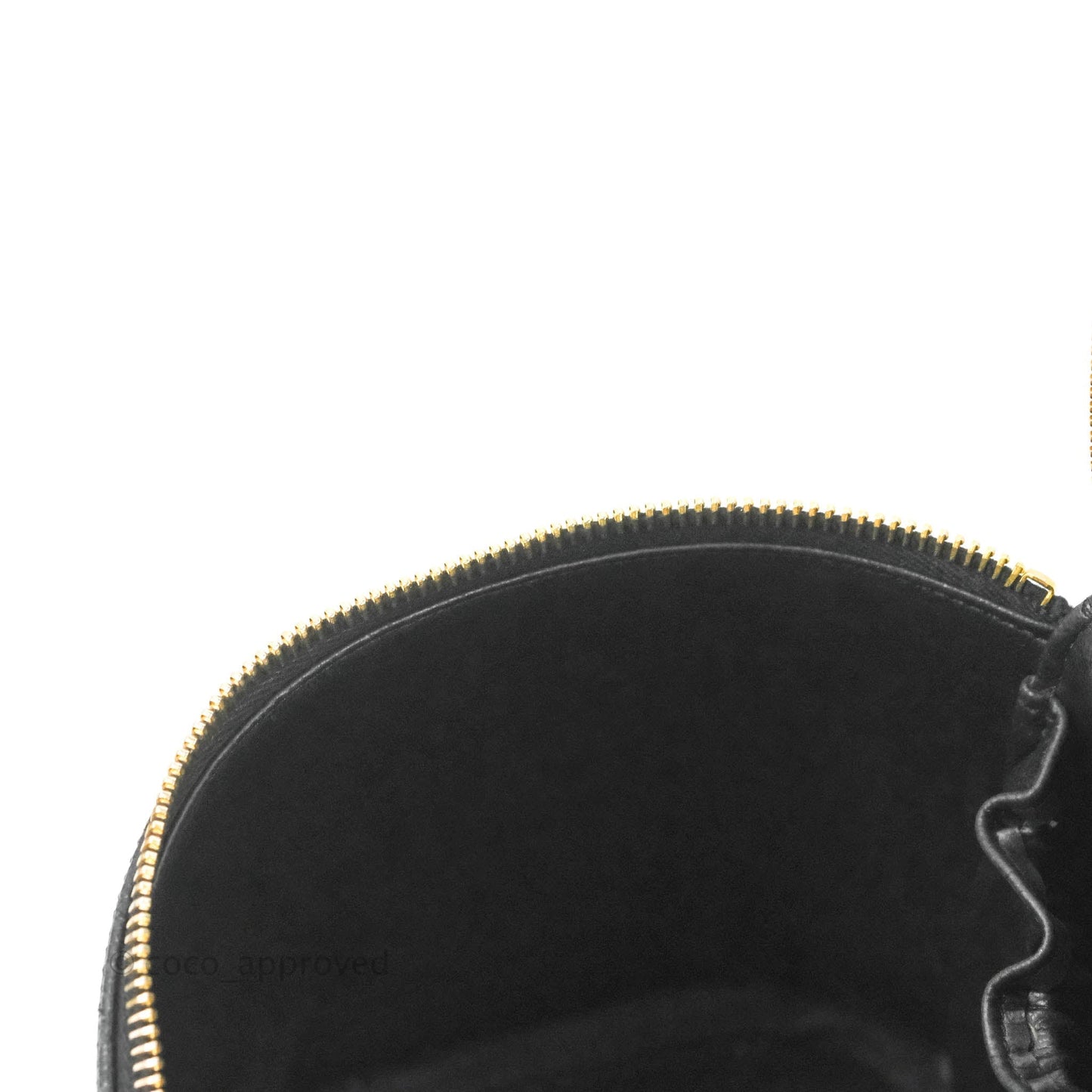 Chanel Vintage Vanity Case Black Caviar Gold Hardware