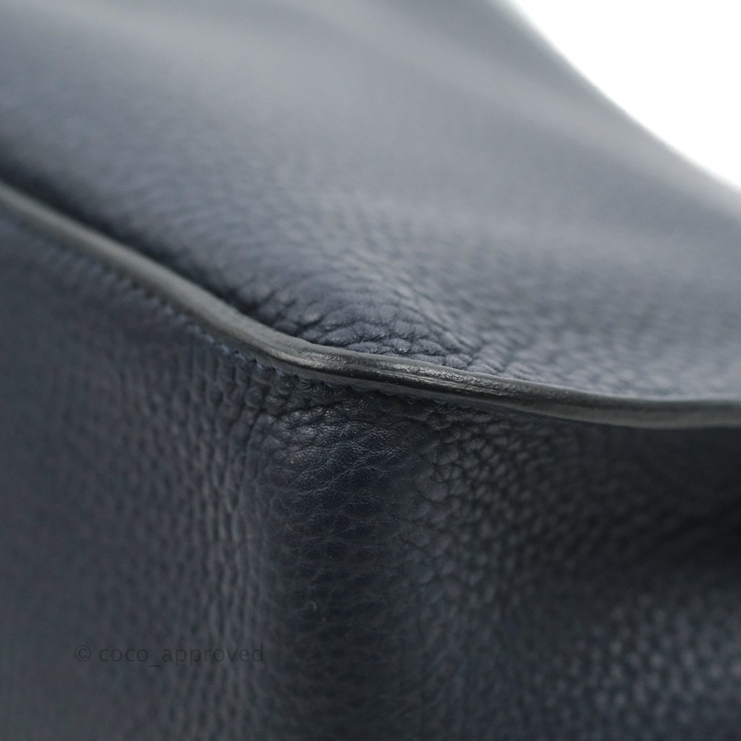 Hermes Jypsiere 28 Togo Midnight Blue Palladium Hardware
