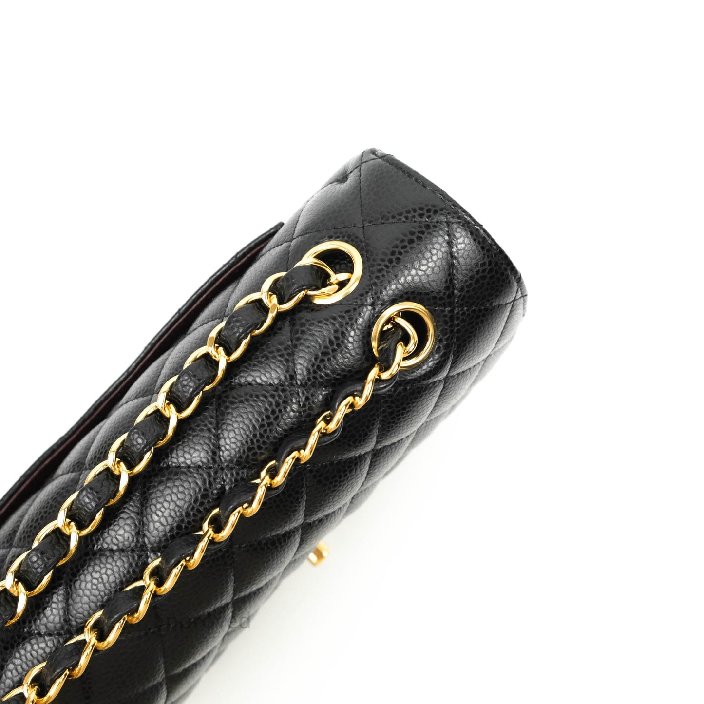Chanel Classic Small S/M Flap Black Caviar Gold Hardware