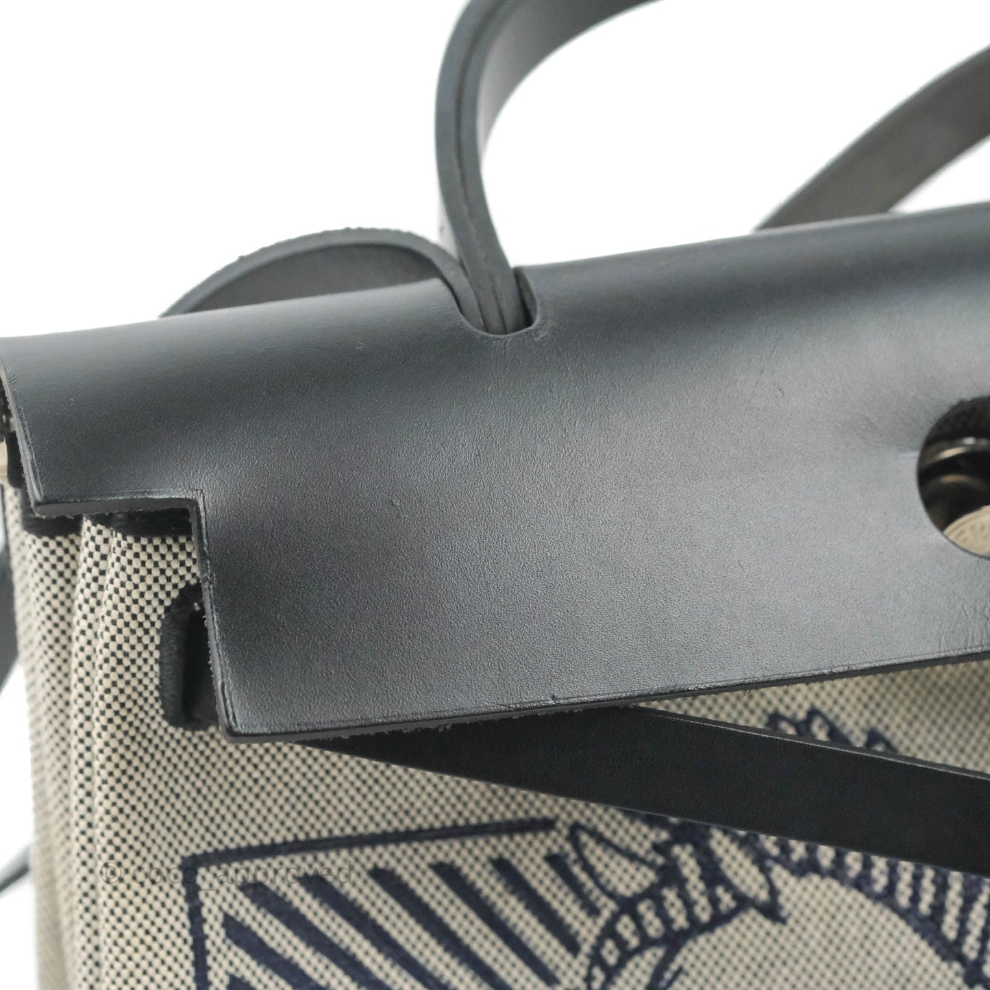 Hermès Herbag Zip 31 Black Pegasus Pop Canvas Palladium Hardware