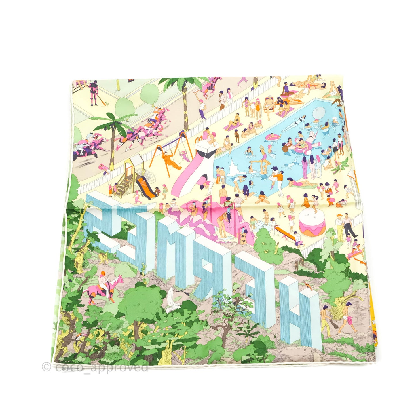 Hermès On The Beach Scarf 90
